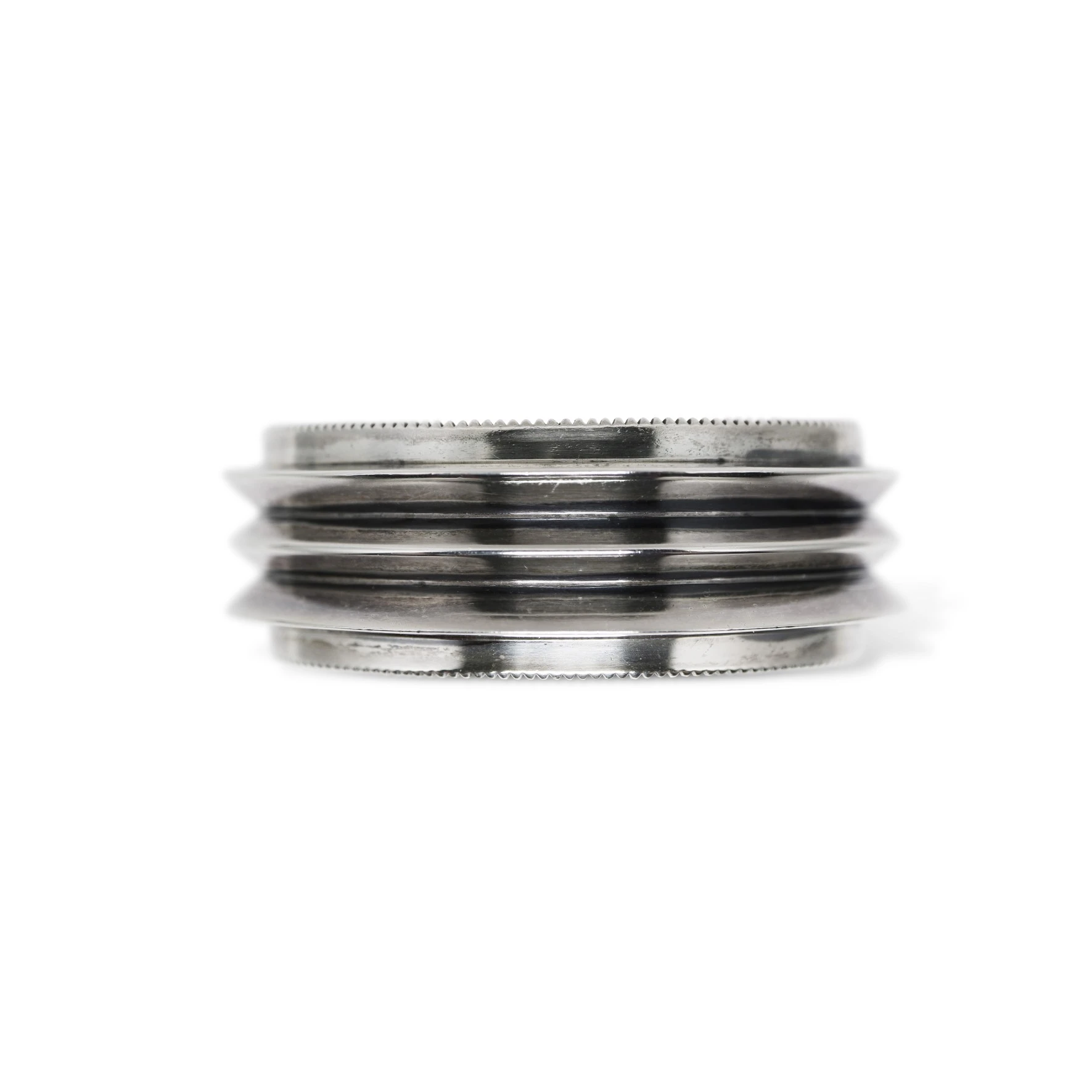 TRIPLE BLADE WIRE COIN EDGE CUFF