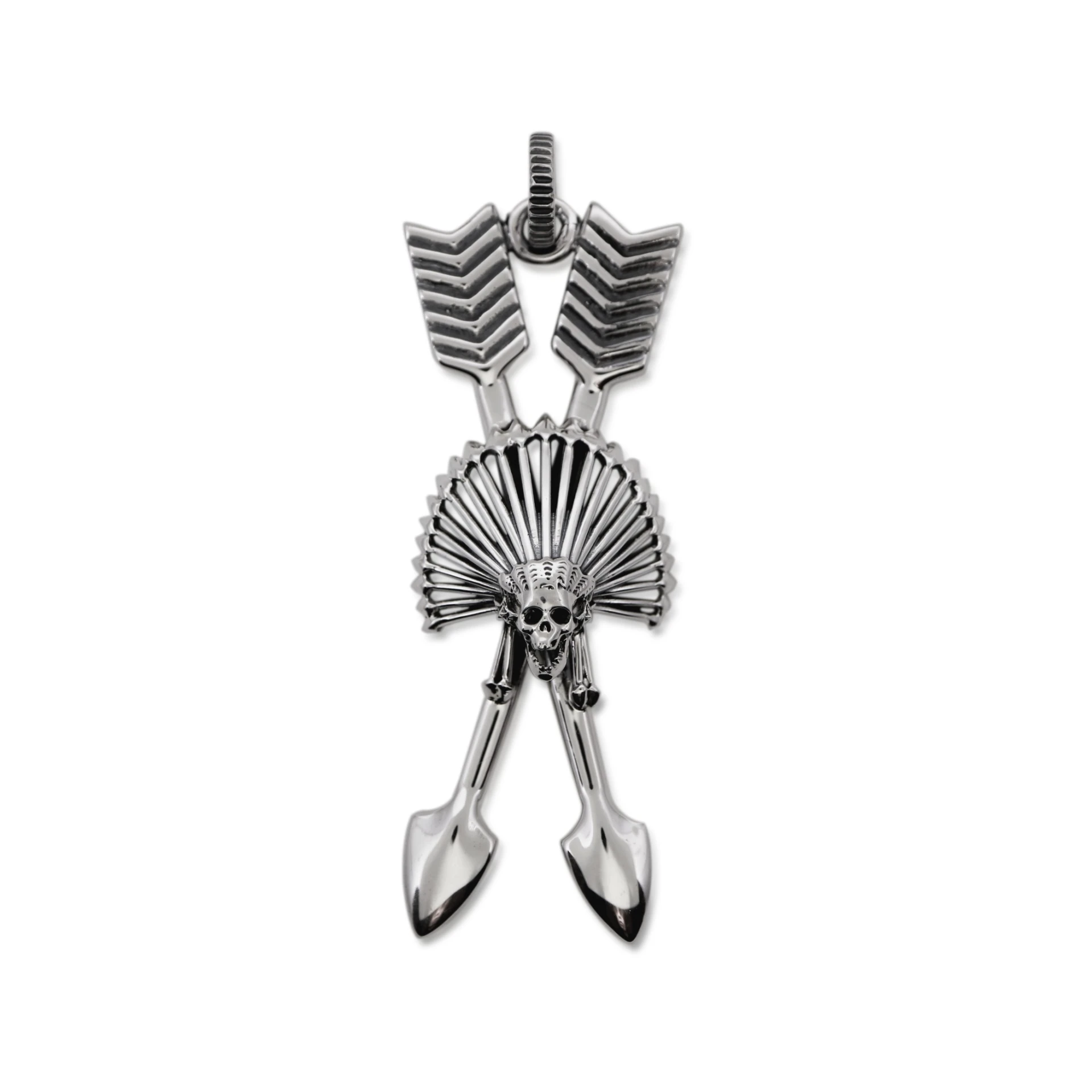 CHIEF KILL HATER CROSSED ARROW PENDANT