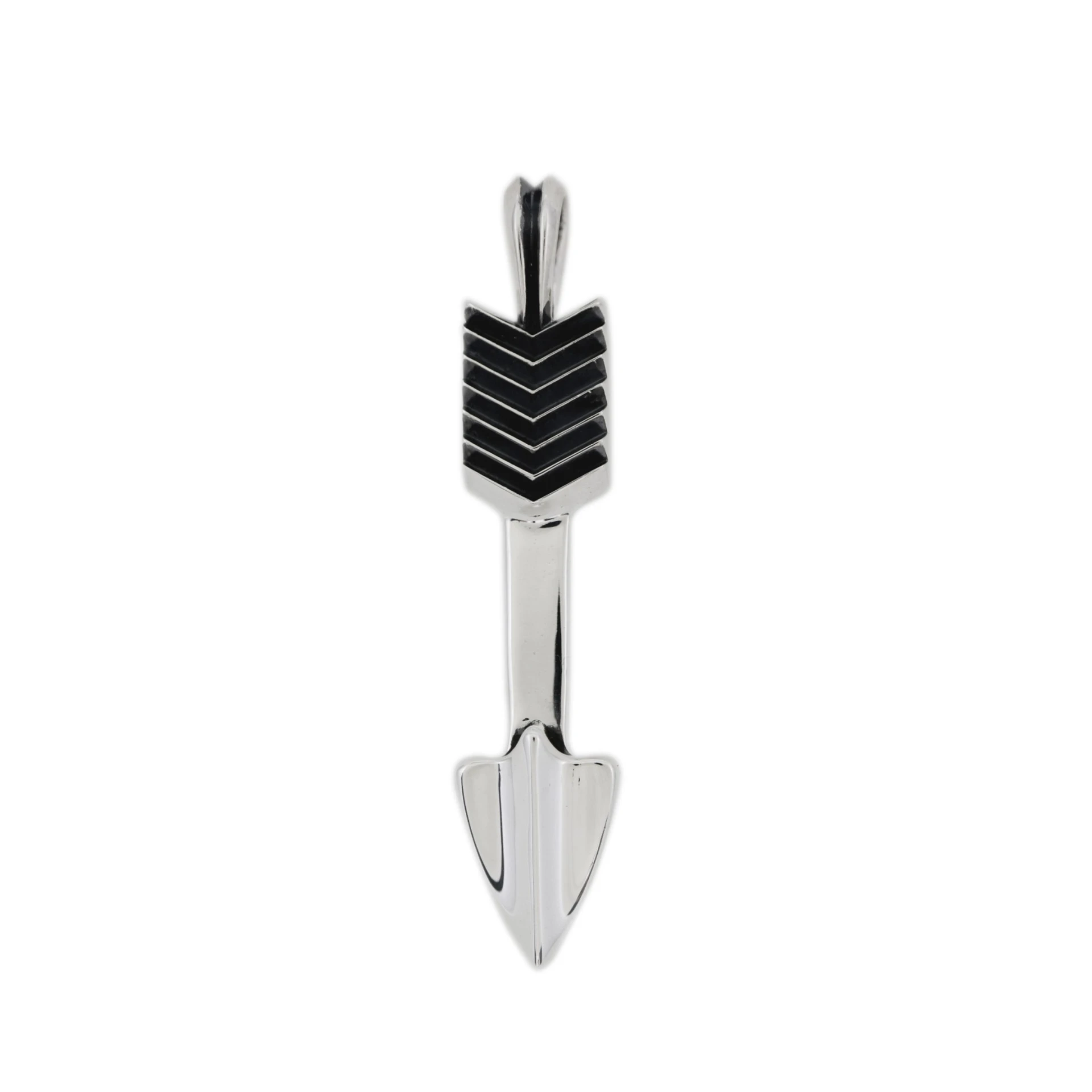 REVERSIBLE ARROW PLUM PENDANT