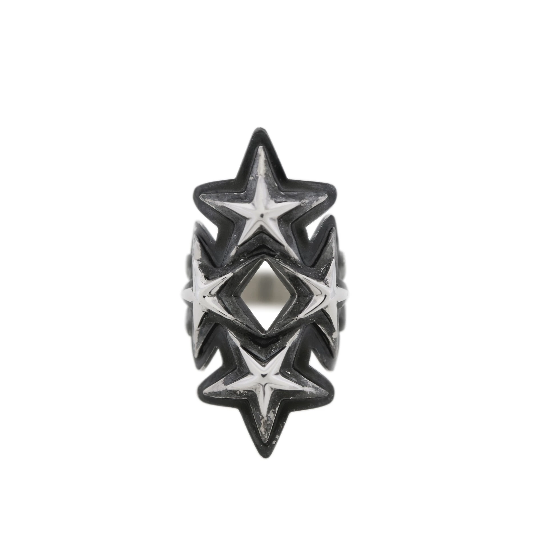 4 SOLID STAR RING