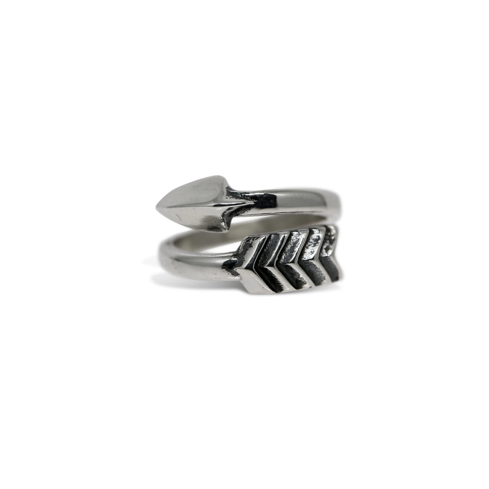SMALL TWISTED ARROW RING