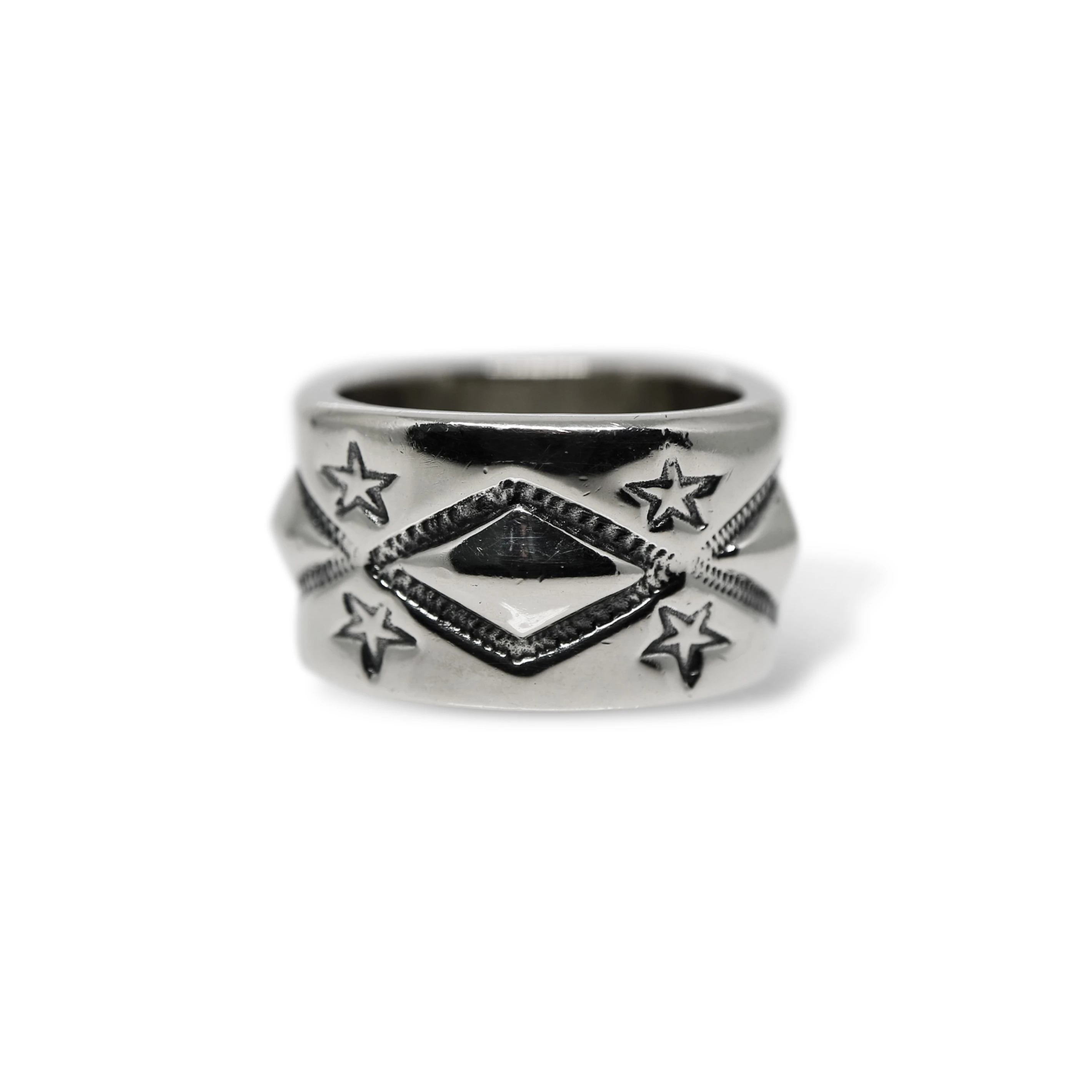 LONG DIAMOND STAR RING