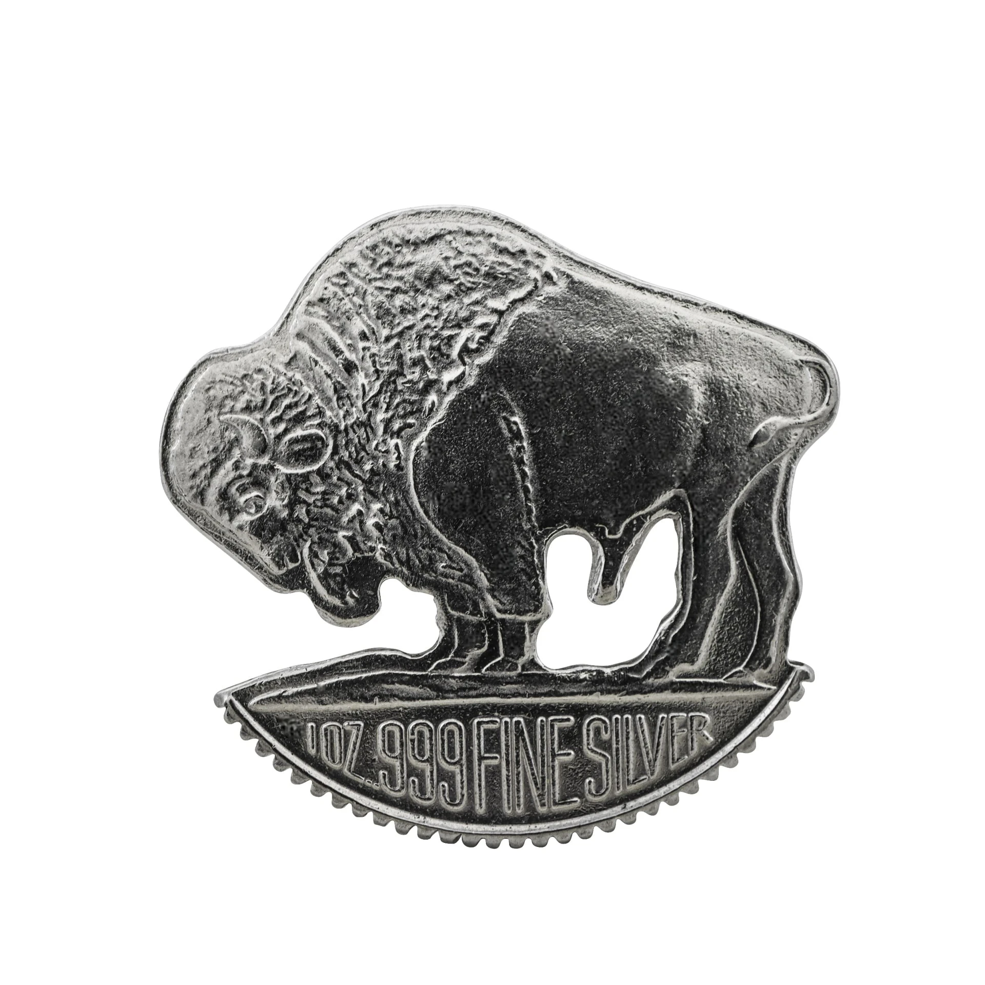 CS AMERICAN BUFFALO SILVER BULLION COIN RING