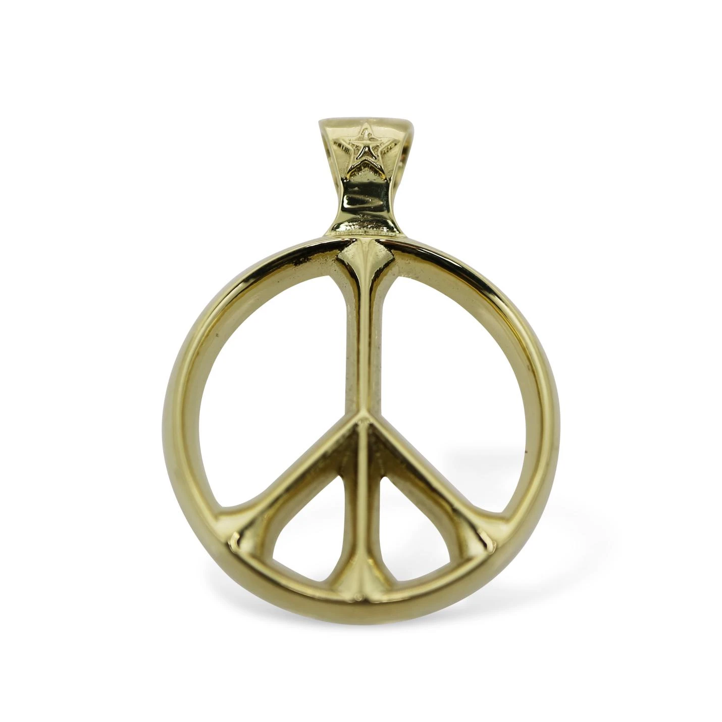 PEACE SIGN PENDANT 18K GOLD - VIP EXCLUSIVE