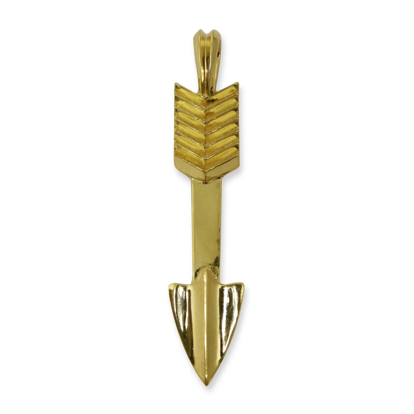 REVERSIBLE ARROW PLUM PENDANT 18K GOLD - VIP EXCLUSIVE