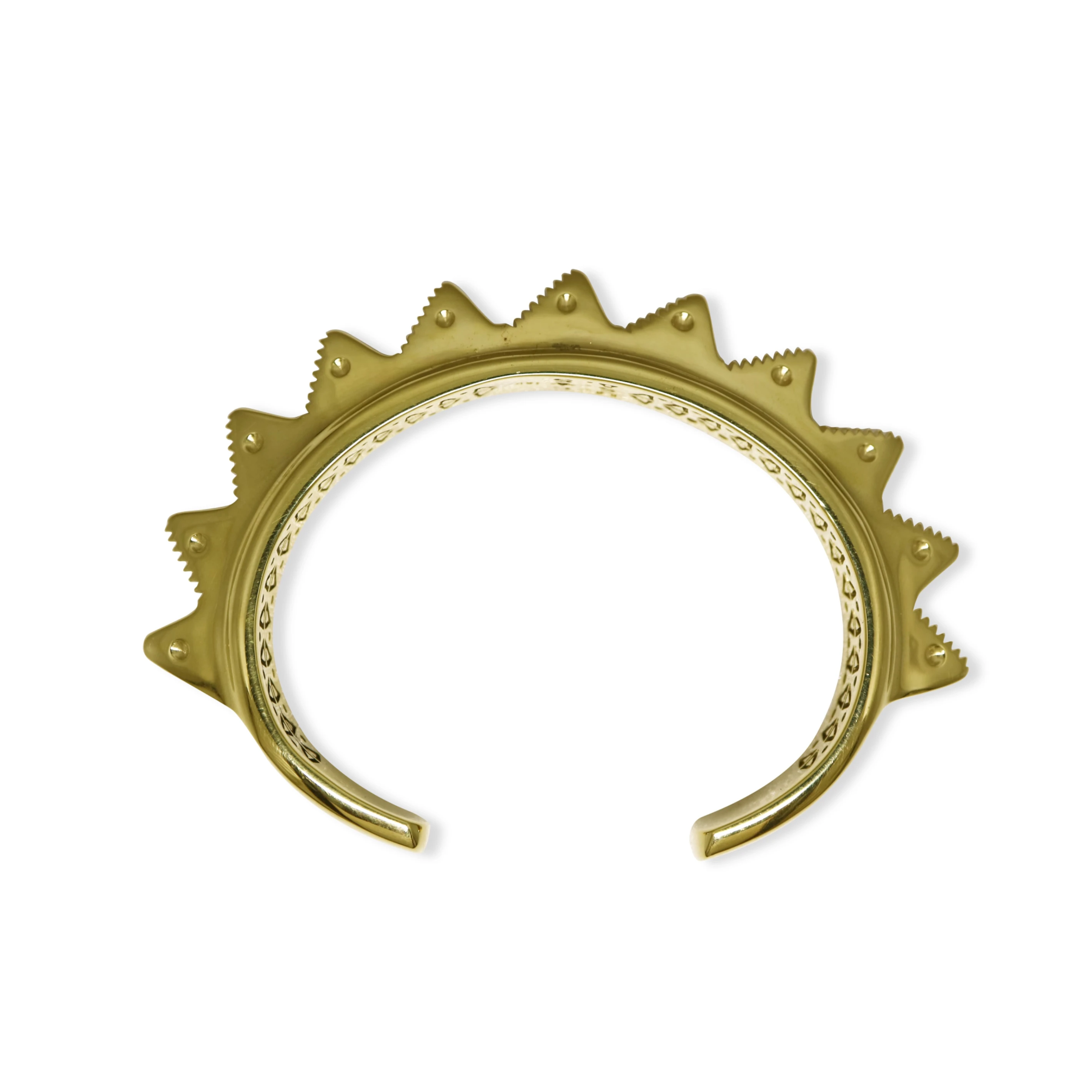 FILED DRAGONBACK CLEAN CUFF 18K GOLD - VIP EXCLUSIVE