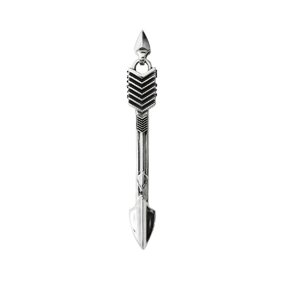 DOUBLE ARROW W / ARROW HEAD BAIL PENDANT - 2