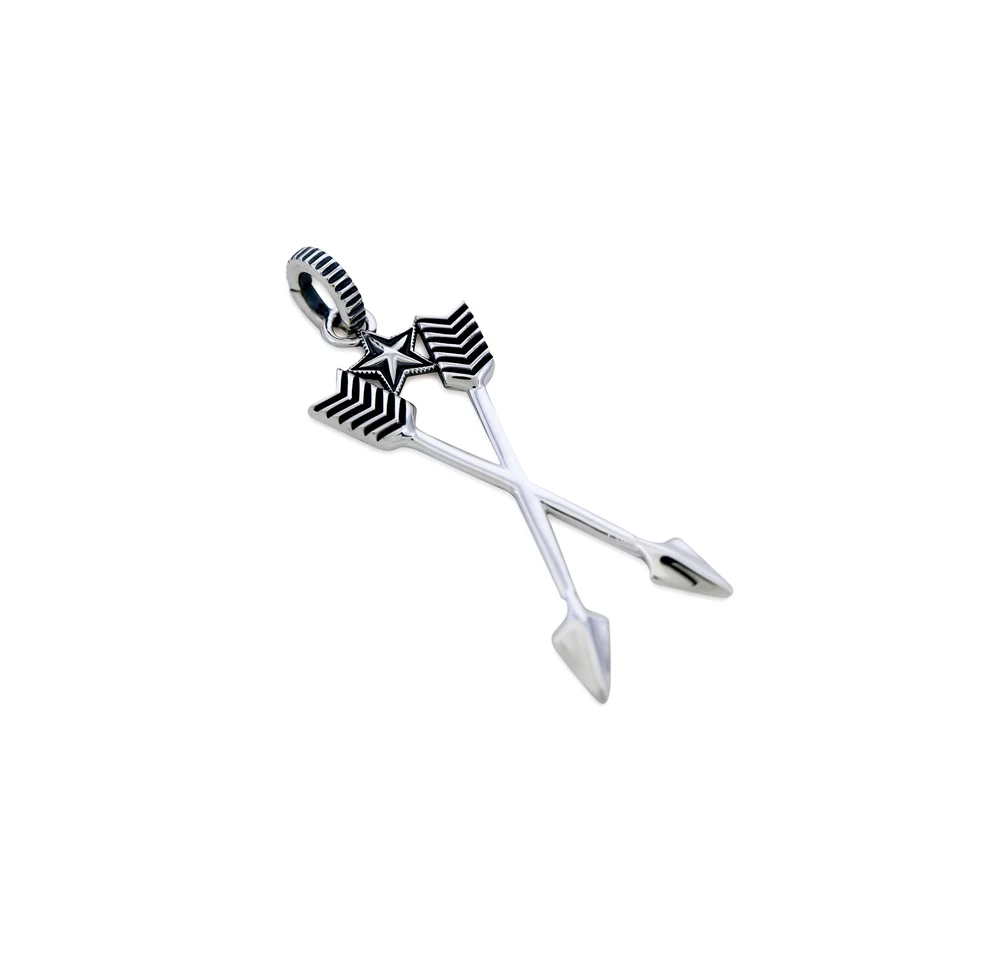 MEDIUM DOUBLE ARROW STAR PENDANT