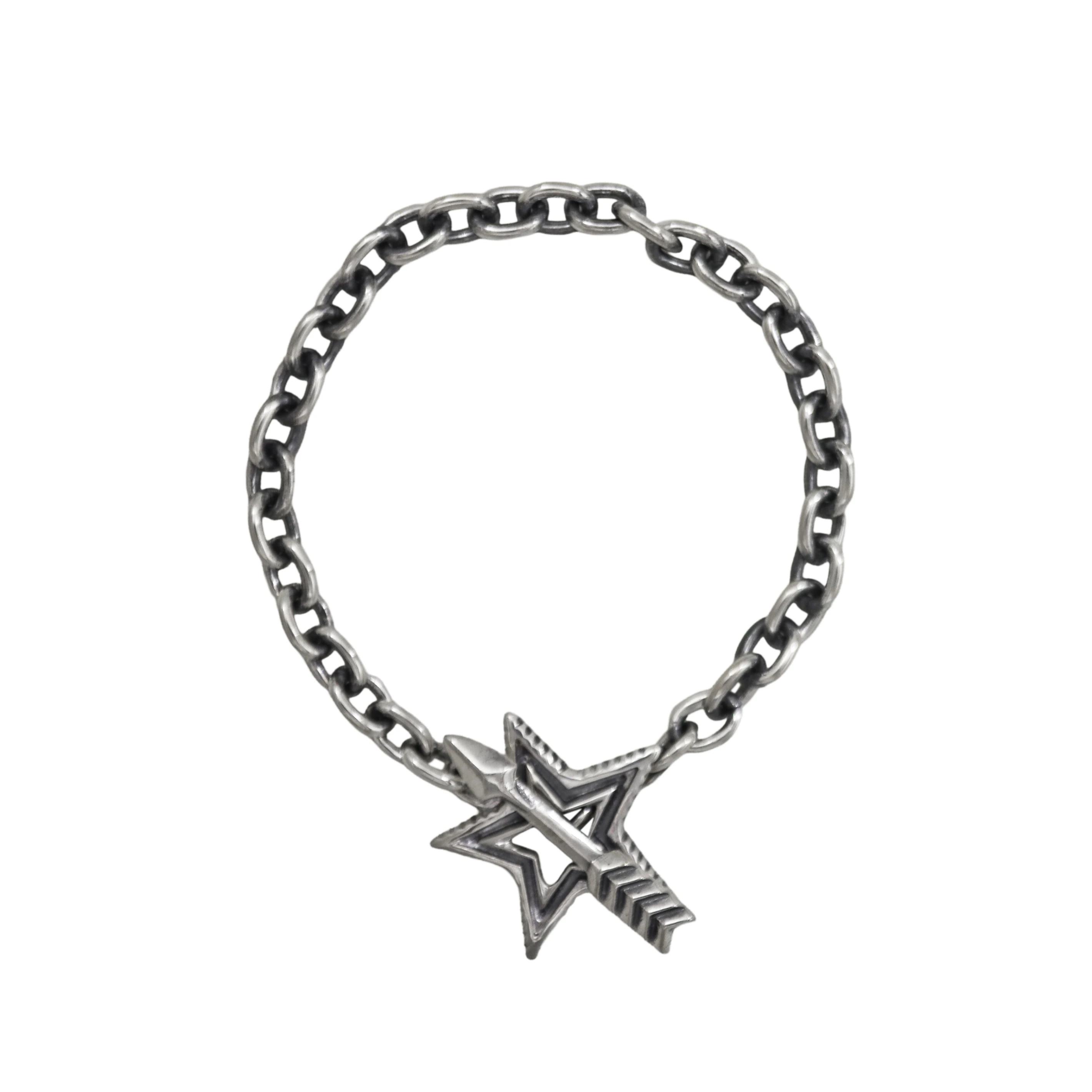 SMALL CUT OUT STAR W/ SMALL ARROW BRACELET