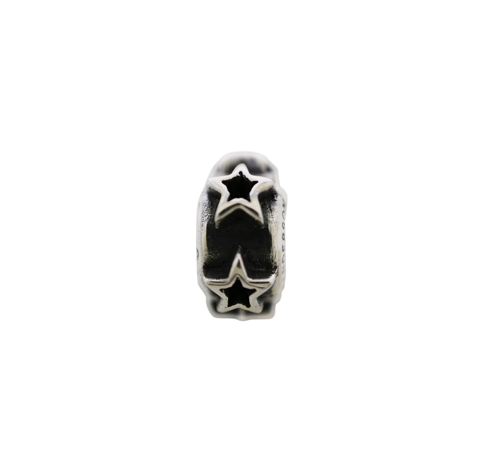 HOLLOW STAR RONDELLE BEAD - 2