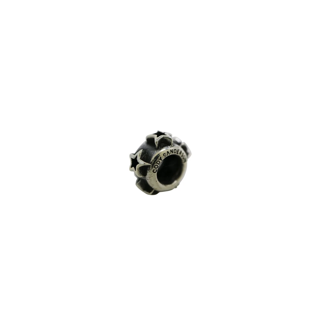 HOLLOW STAR RONDELLE BEAD - 2