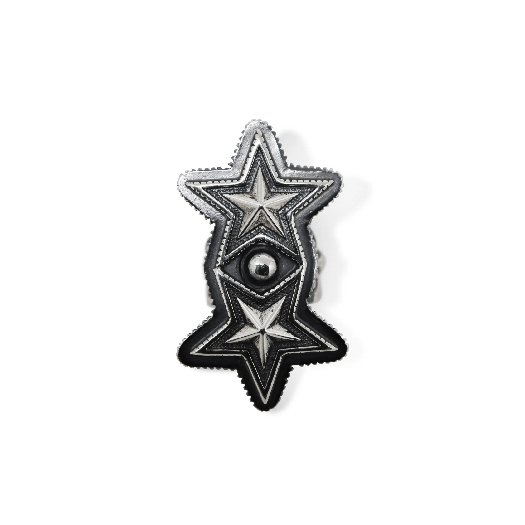 DOUBLE SHERIFF STAR RING