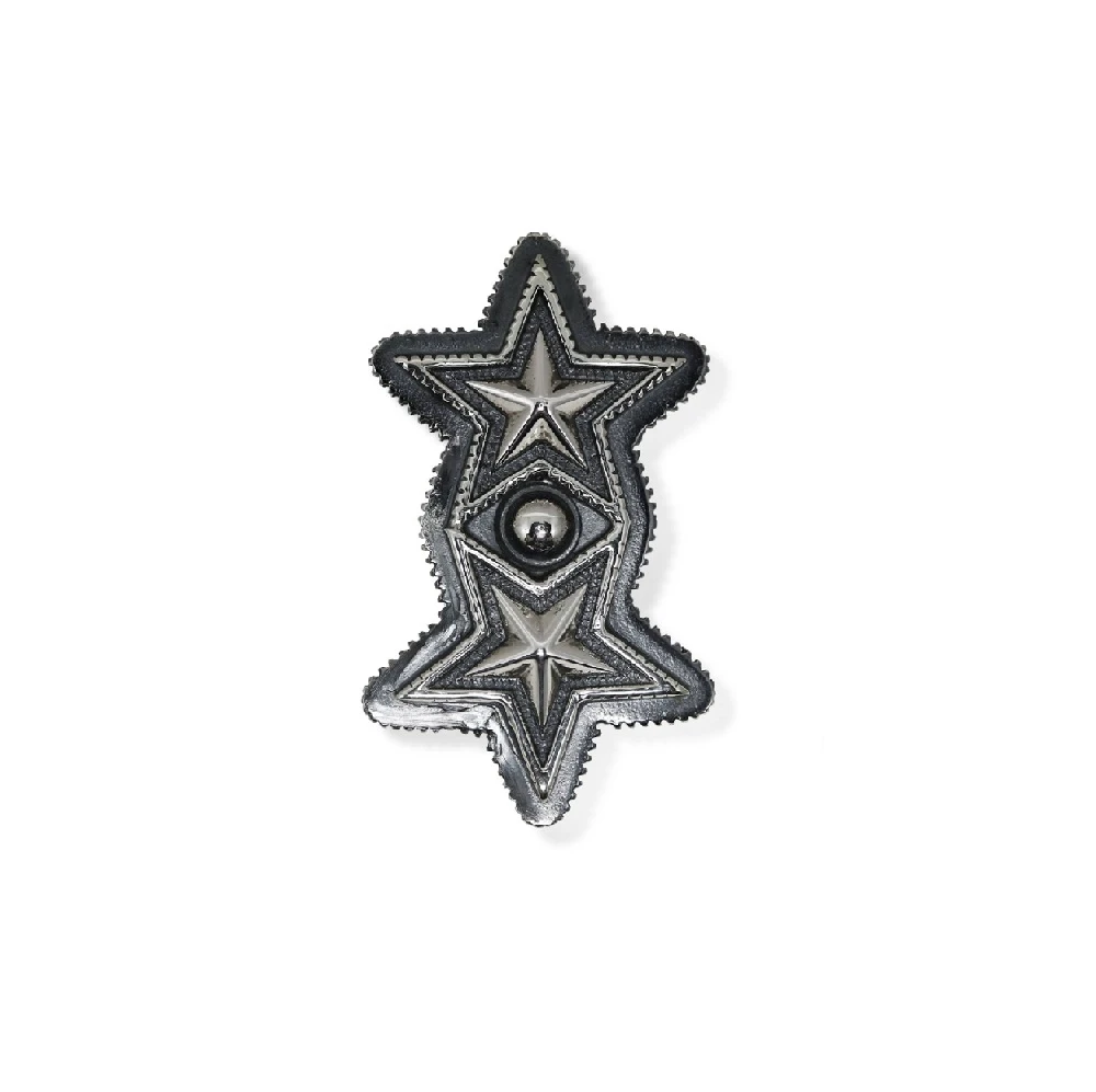 DOUBLE SHERIFF STAR PENDANT