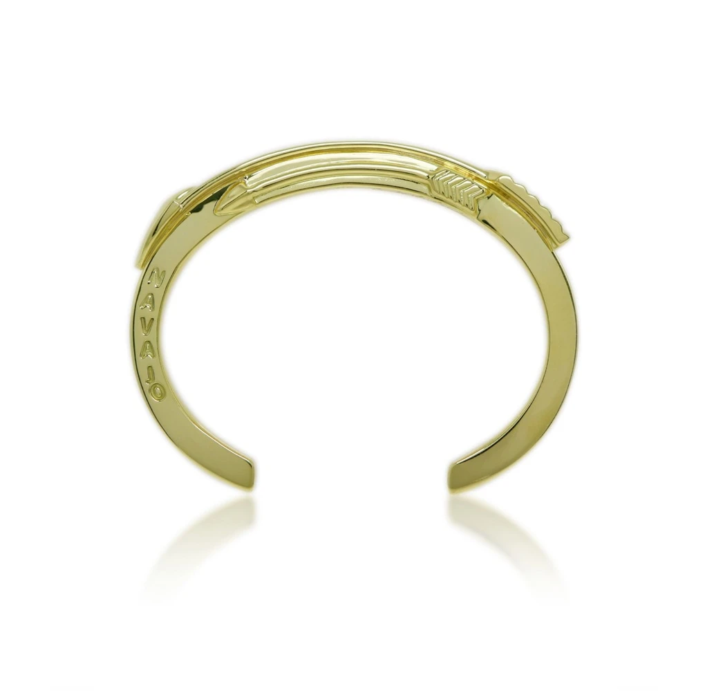3 AMIGOS ARROW CUFF 18K GOLD - VIP EXCLUSIVE