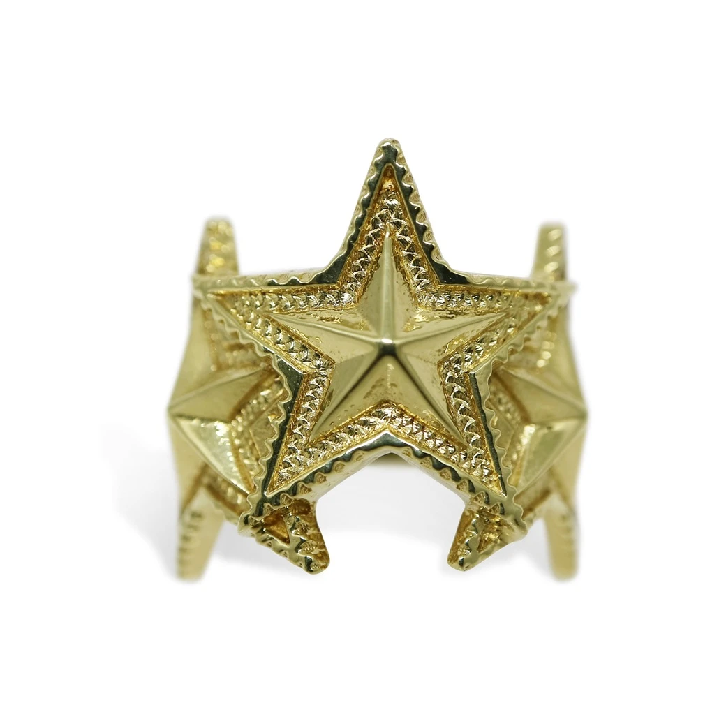 3 INTERLOCKING STAR RING 18K GOLD - VIP EXCLUSIVE