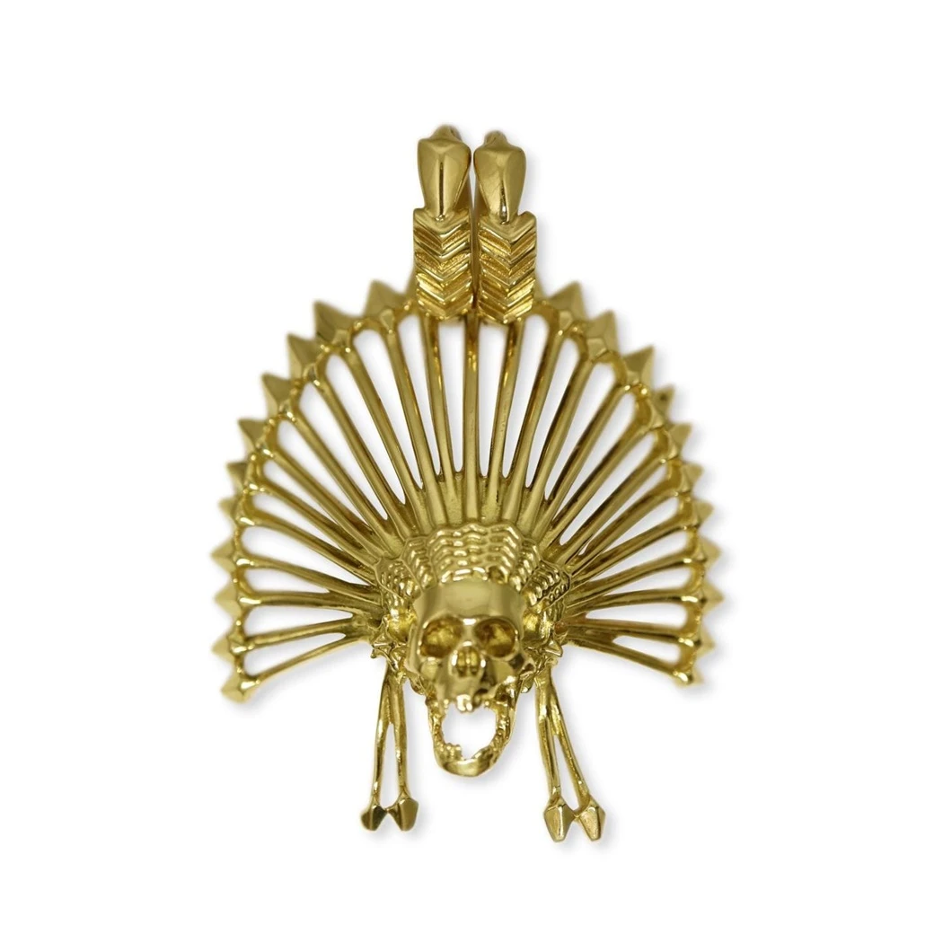 CHIEF KILL HATER PENDANT 18K GOLD - VIP EXCLUSIVE
