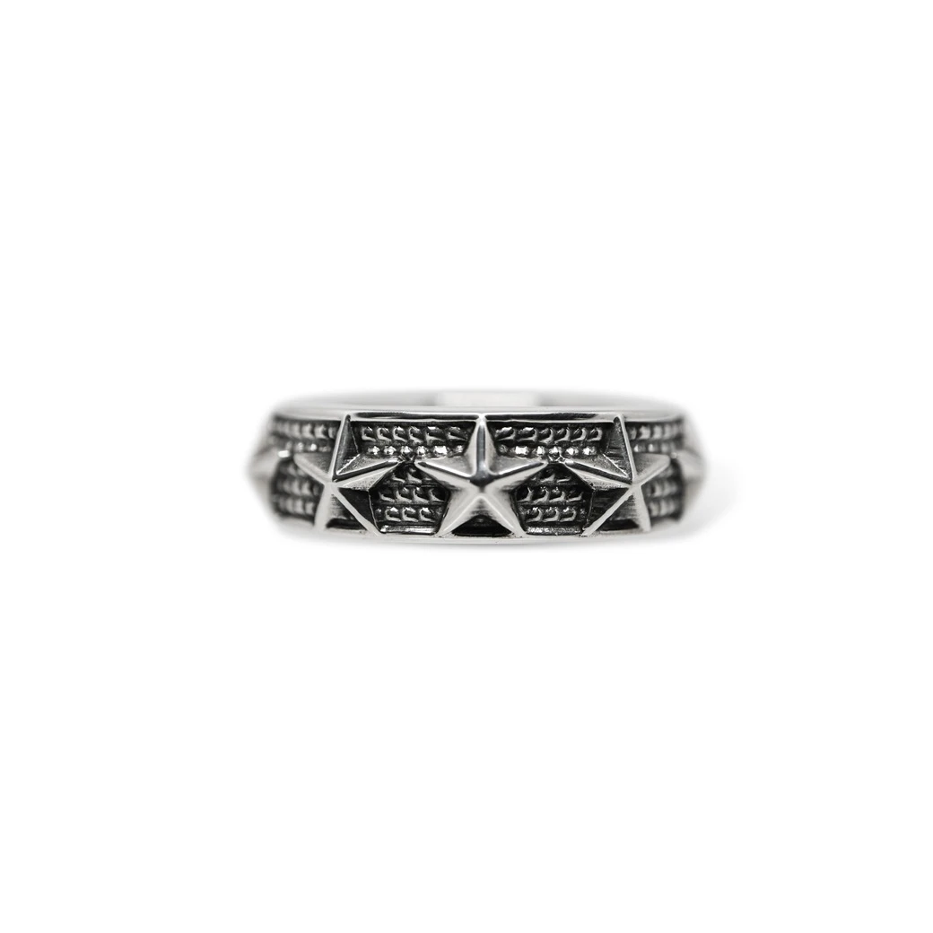 NARROW 9 STAR RING