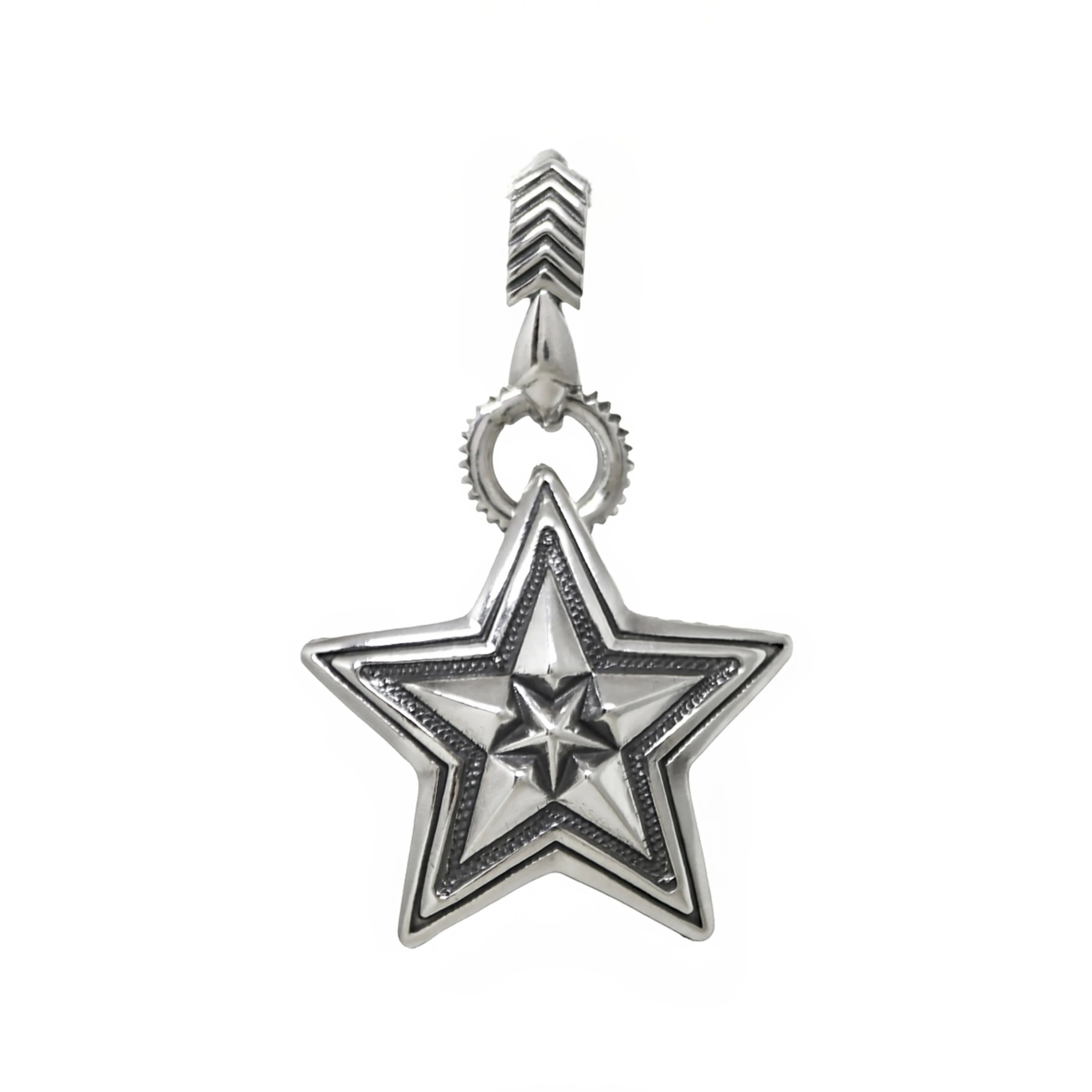 REVERSIBLE DEPP & STAR IN STAR PENDANT