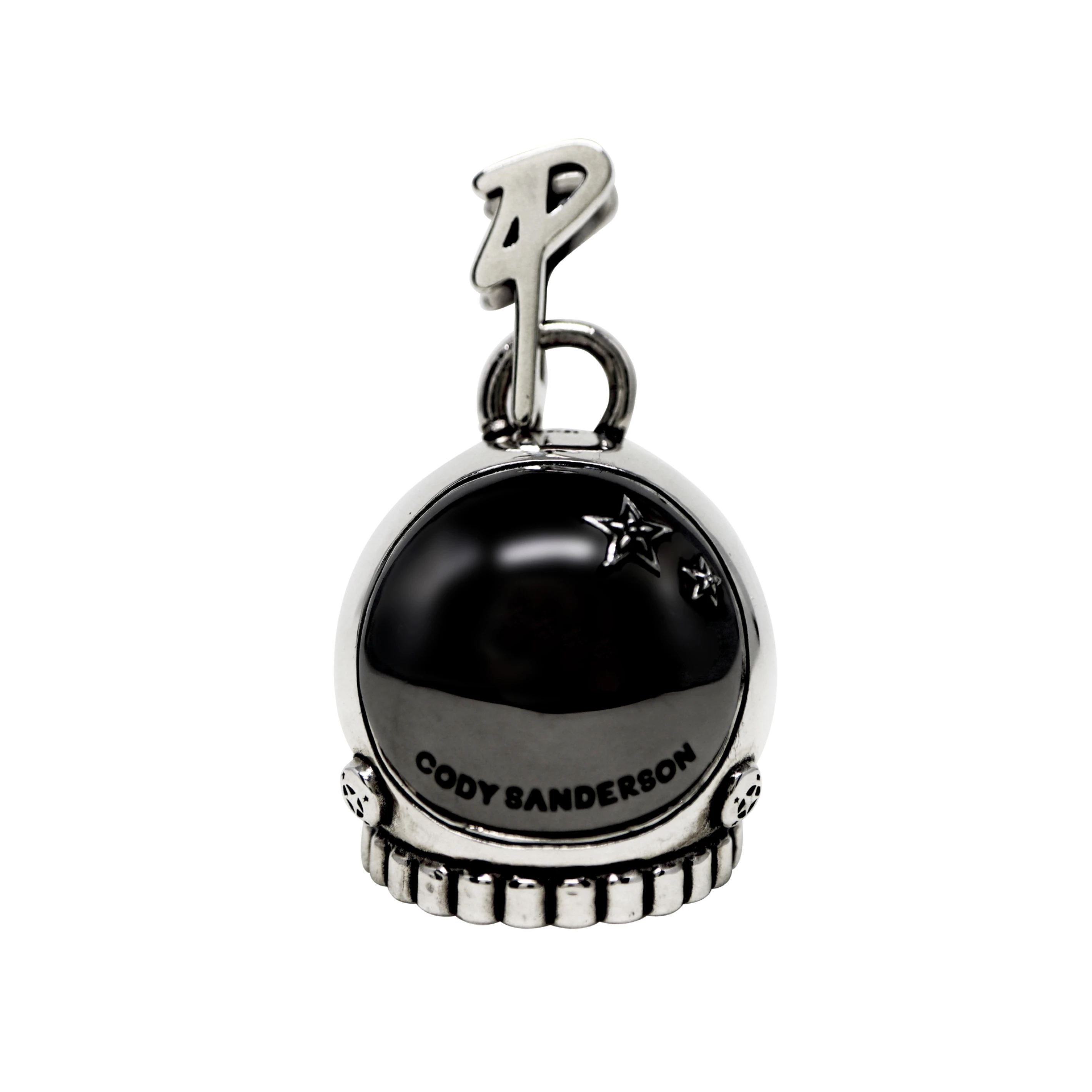 CO - BRANDED SPACE PARROT MAN HELMET PENDANT IN BLACK