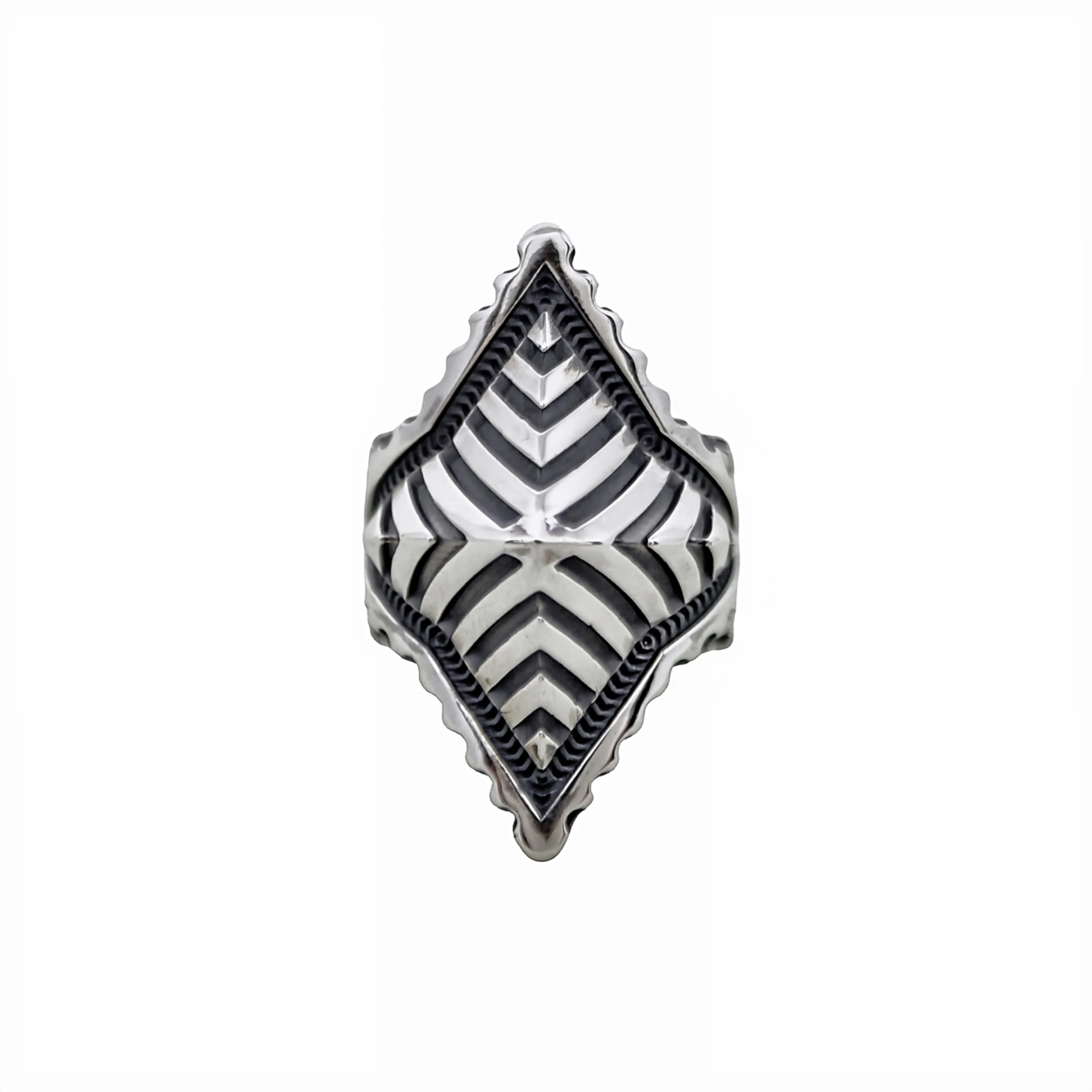 SMALL 4 POINT DEPP STAR RING