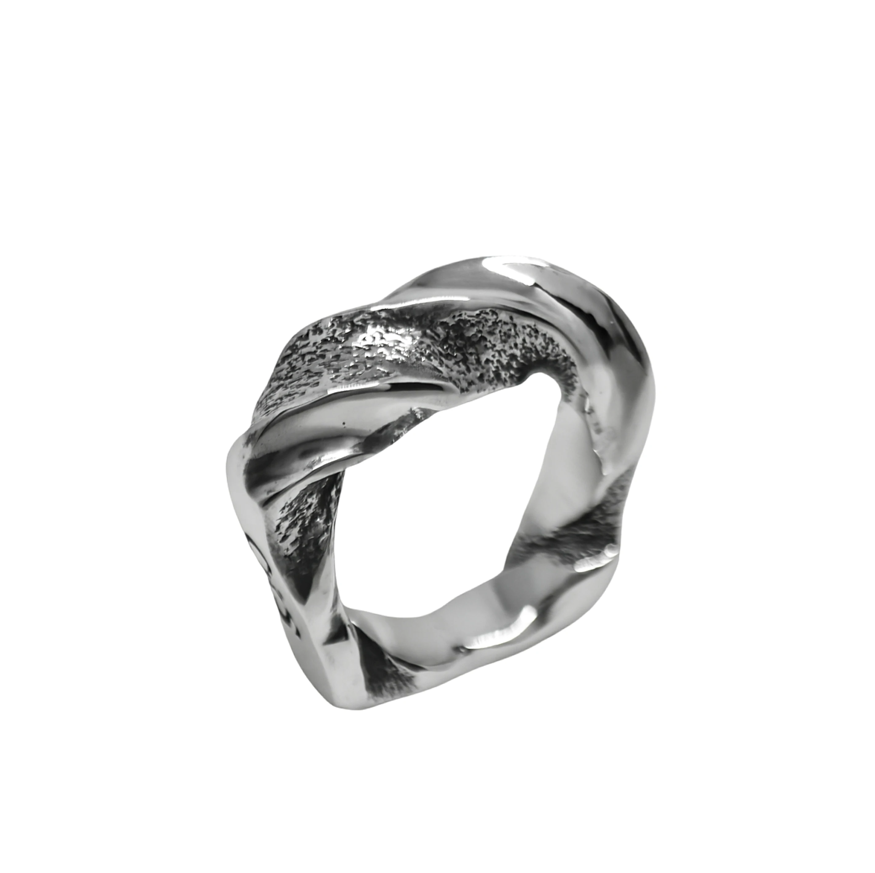 SQUARE SPIRAL RING