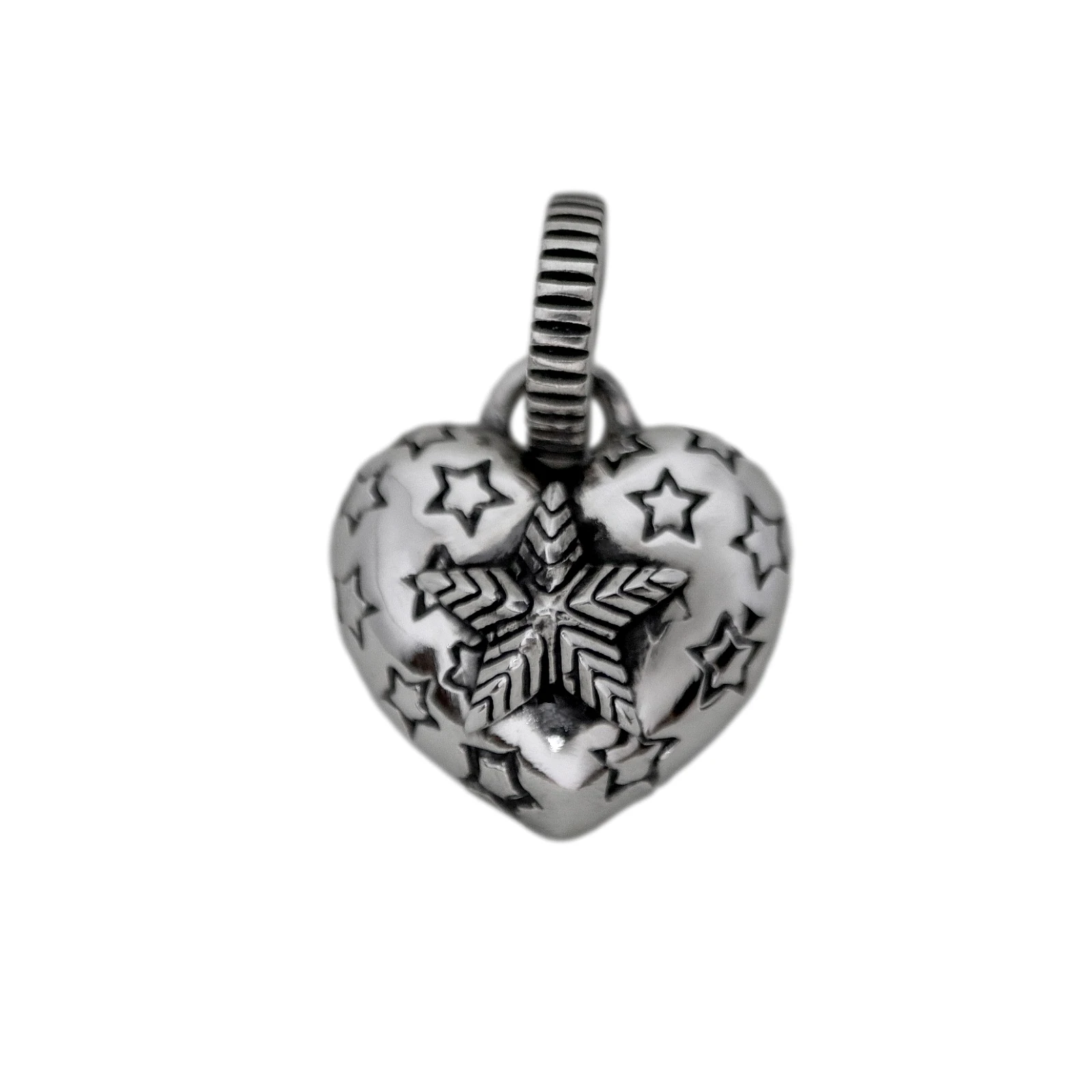 SMALL HEART STAR STAMPS W / VALLY STAR PENDANT
