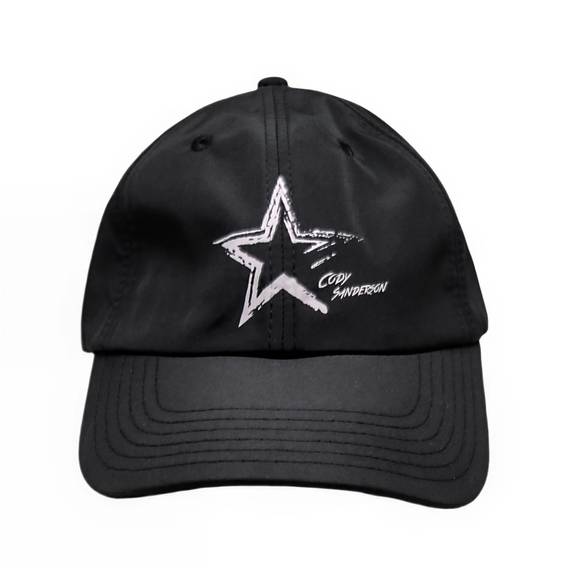 PRINTED STAR HAND DRAWING CAP