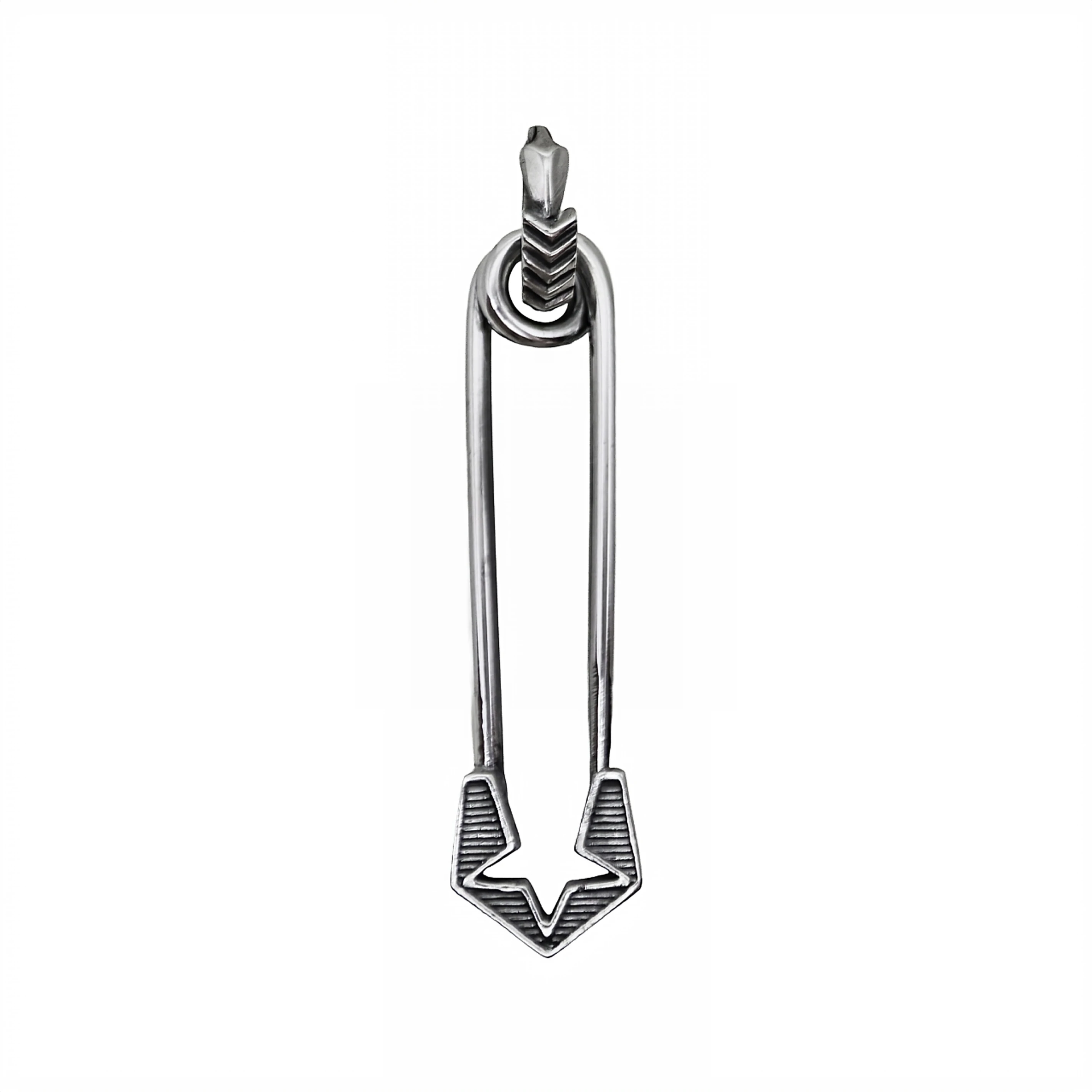 SQUARE SAFETY PIN W/ ARROW BAIL