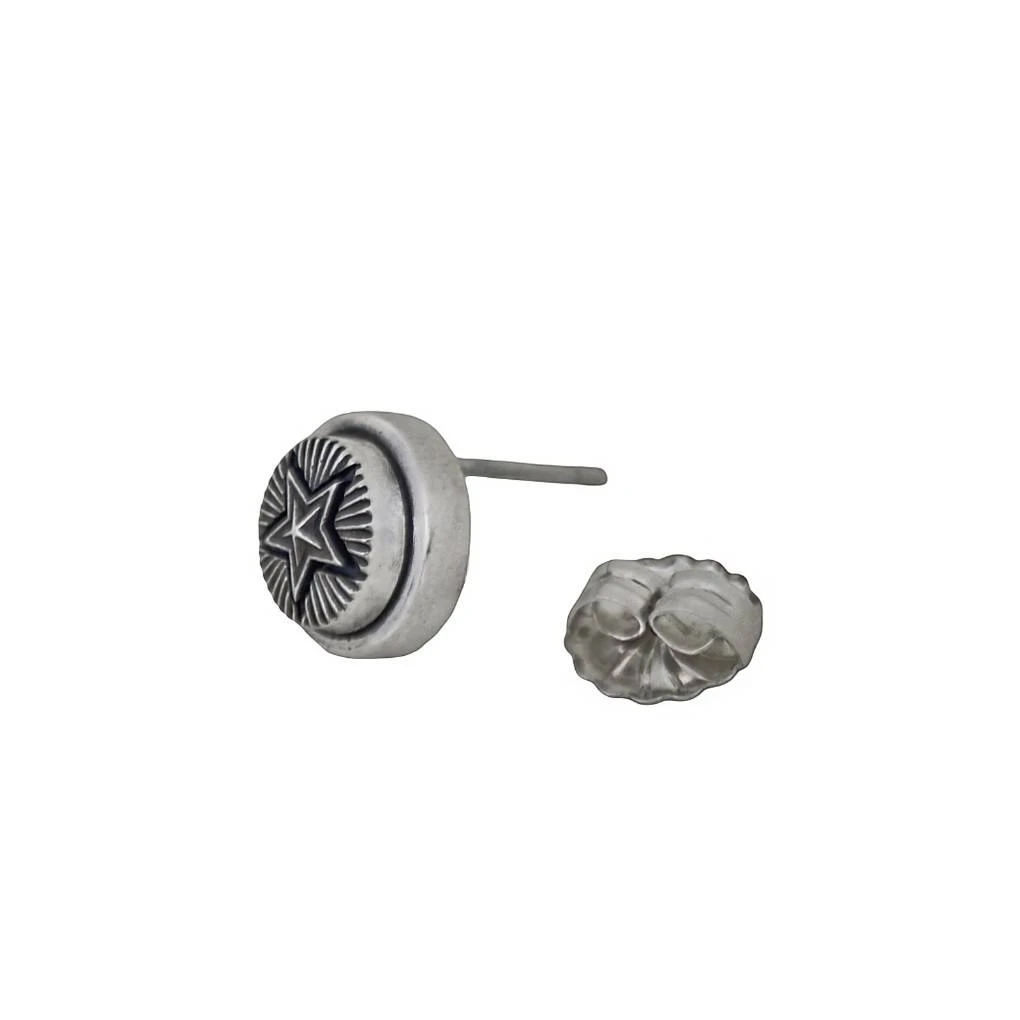 STAR BUTTON STUD EARRING