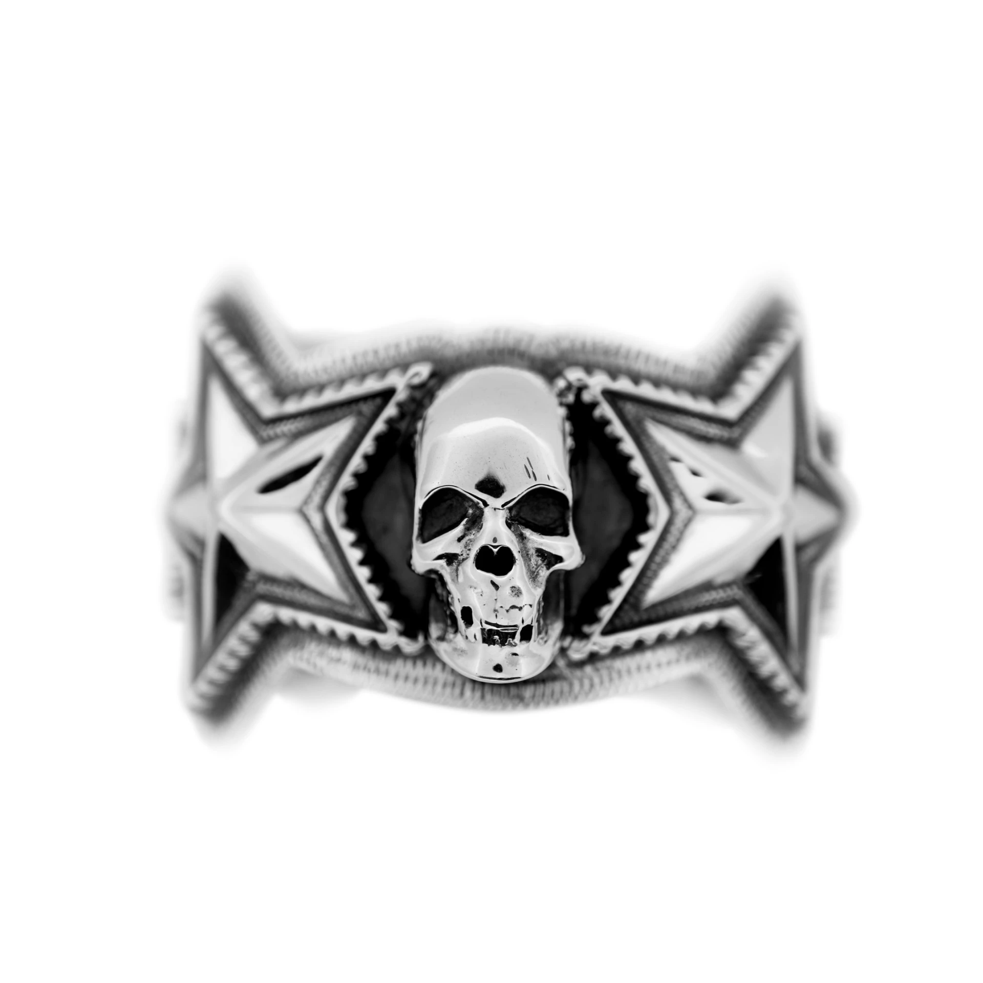 CENTER SKULL & STARS CUFF
