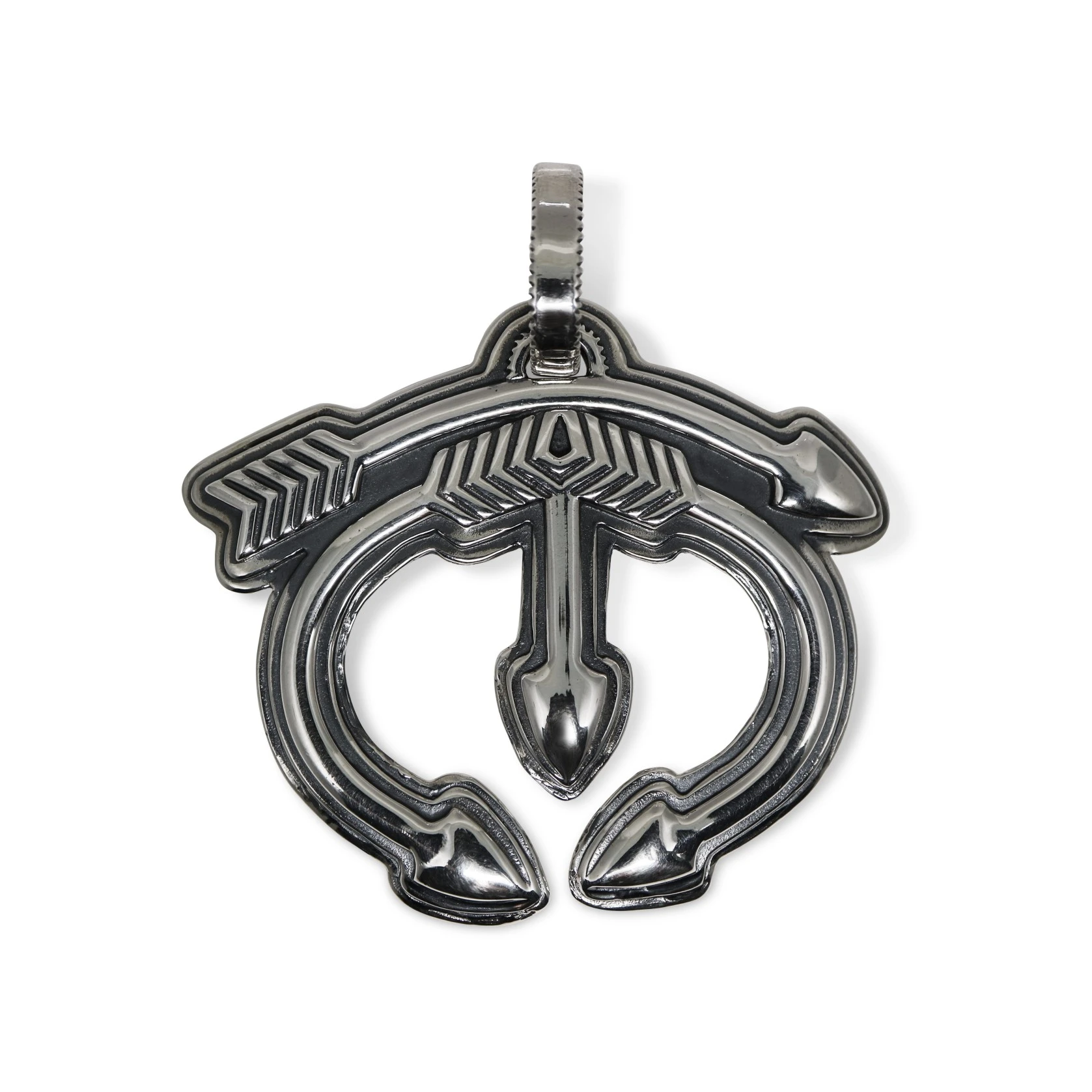 EXTRA LARGE ARROW NAJA PENDANT