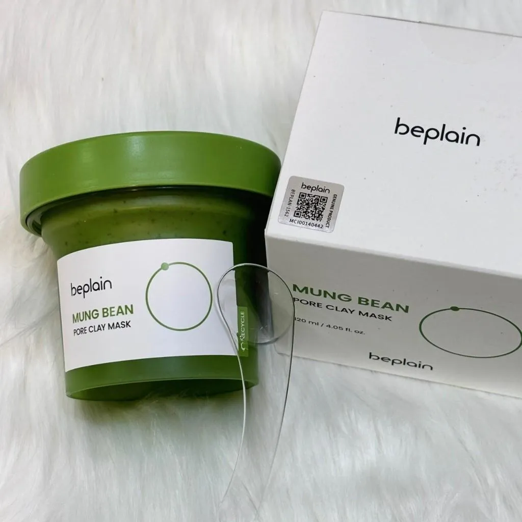 現貨Beplain 綠豆酵素清潔透亮泥膜 120ml 韓國 清潔泥膜 淨化毛孔 去角質