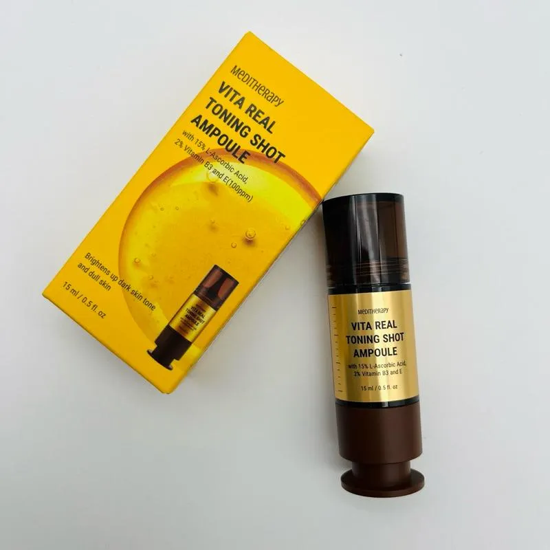 現貨MEDITHERAPY 維他命c系列 冰肌濃縮精華 15ml 美白貼 維他命煥亮乳霜