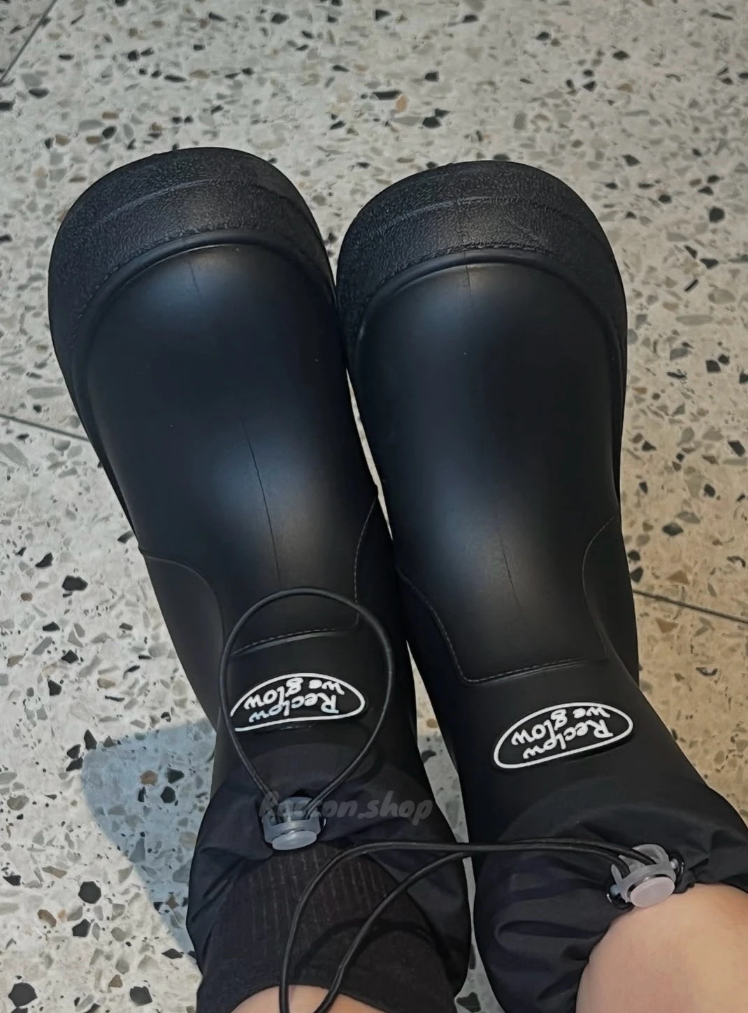 reclow re-rain shirring boots 防水雨靴