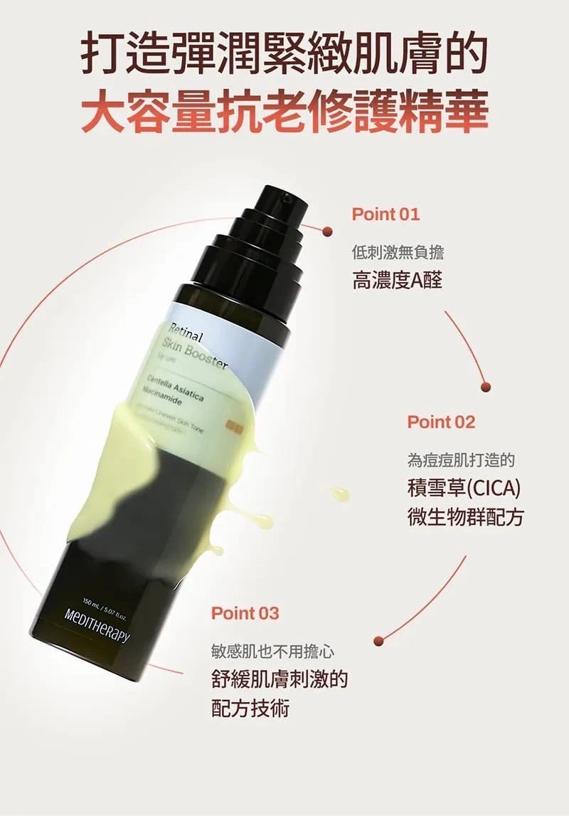 現貨Meditherapy 抗老修護A醛精華150ml