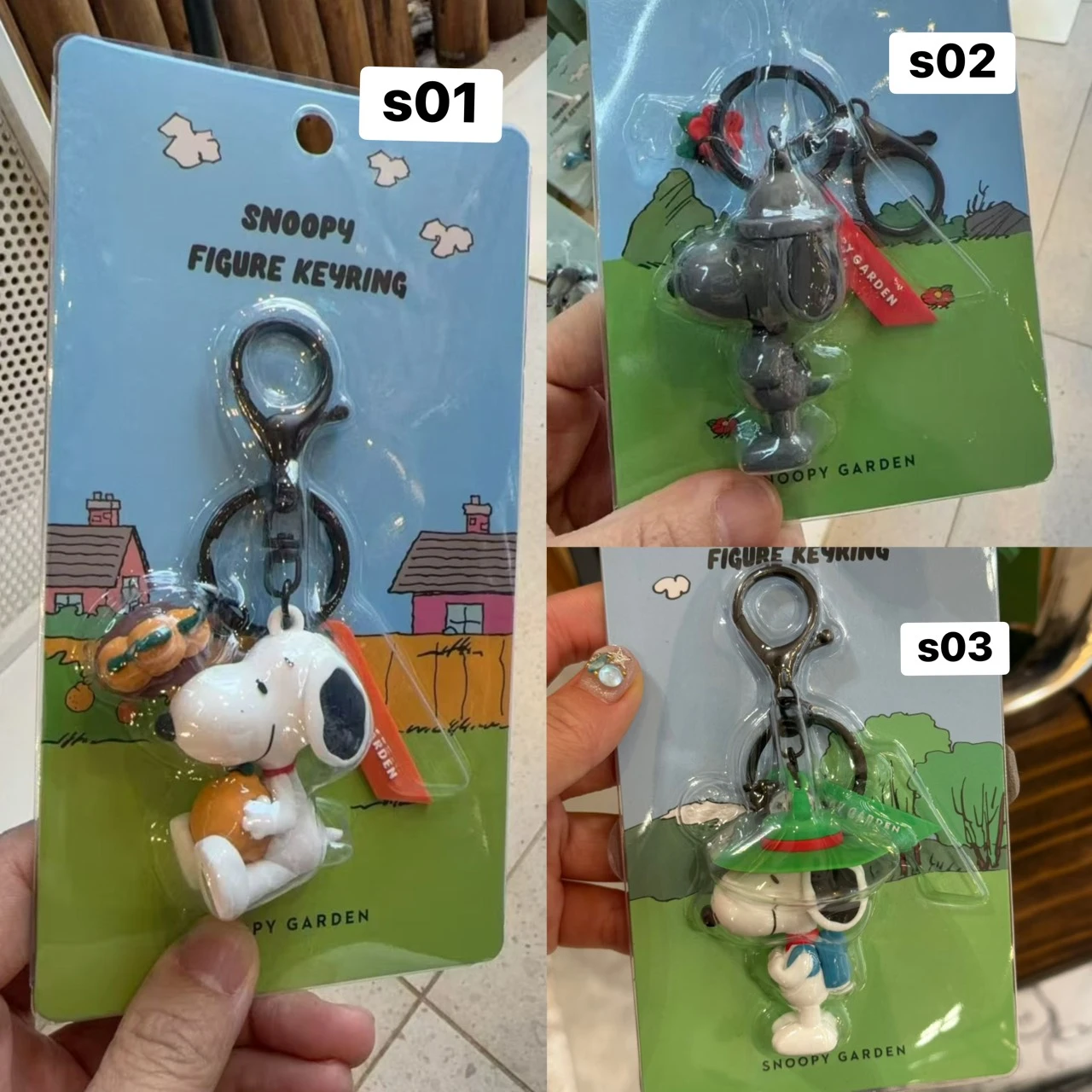 Snoopy濟州島立體鑰匙圈
