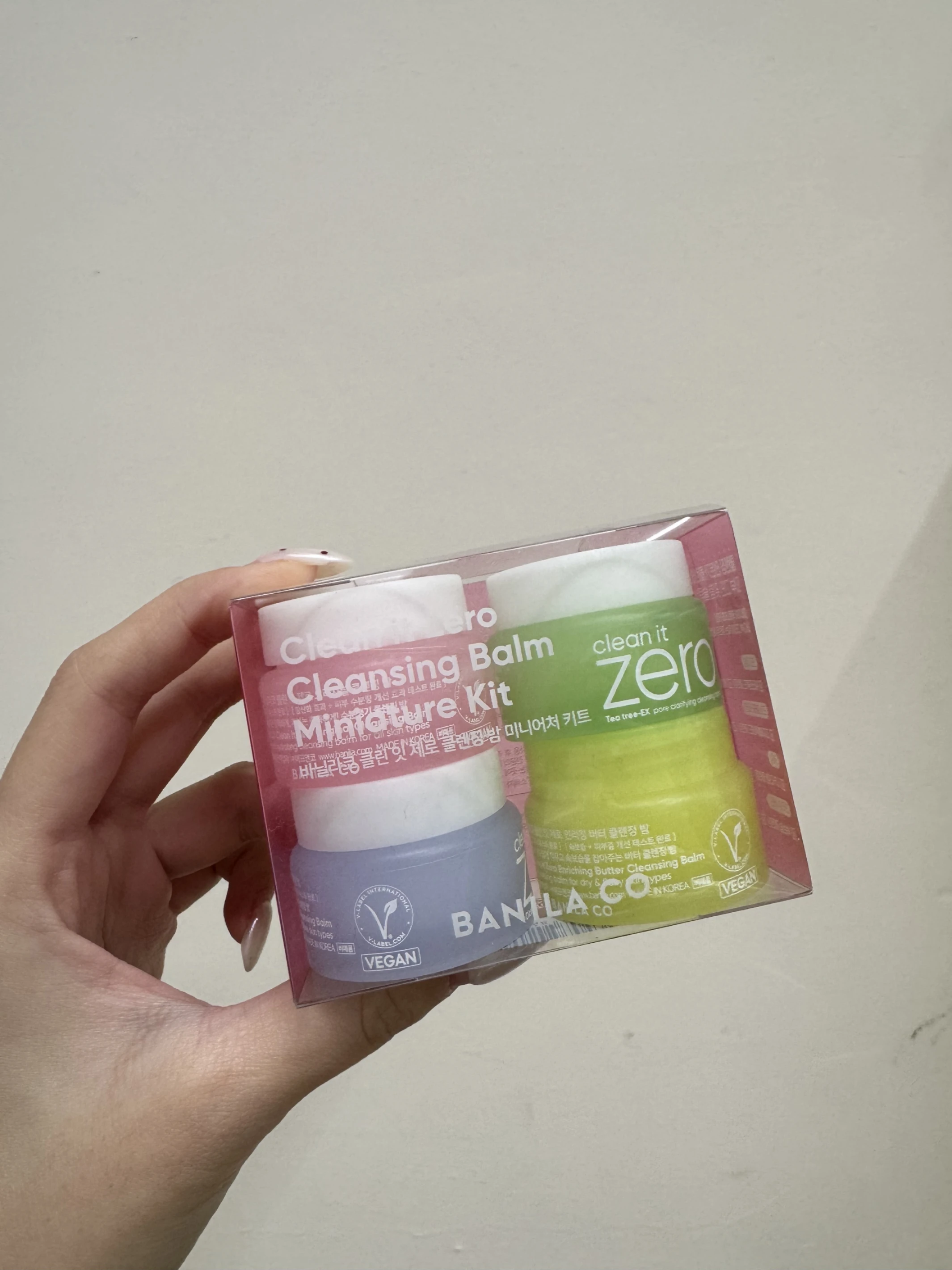 BANILA CO｜芭妮蘭 Zero零感肌卸妝膏 7ml(四入組）/25ml積雪草 卸妝膏旅行組 小瓶卸妝膏