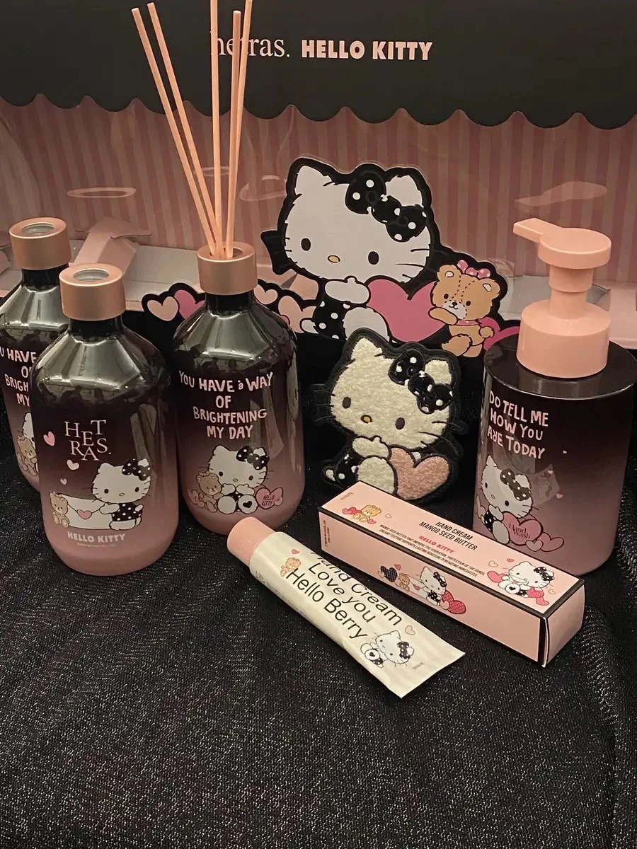現貨hetras. x Hello Kitty 黑色限量禮盒