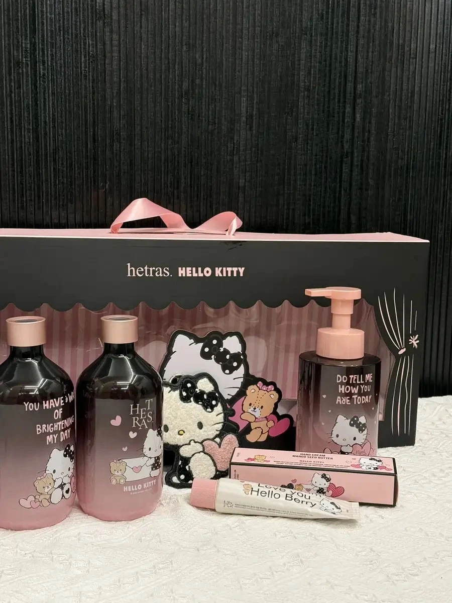 現貨hetras. x Hello Kitty 黑色限量禮盒