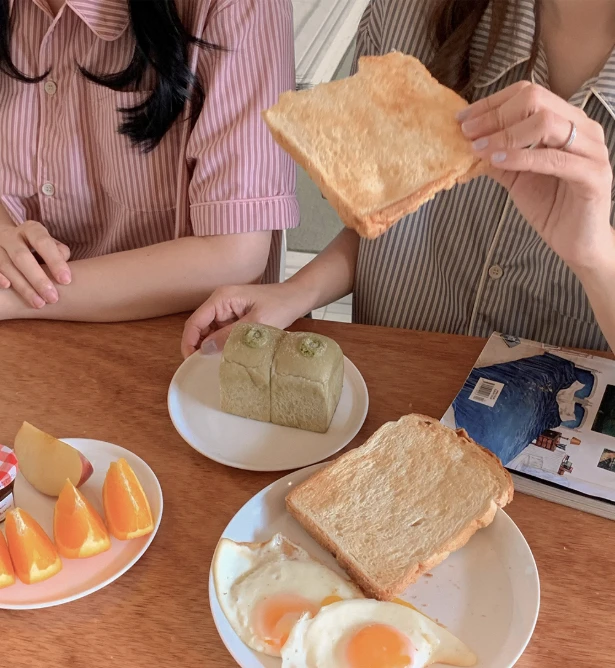 JUUNEEDU R28 情侶條紋短袖睡衣（2色）