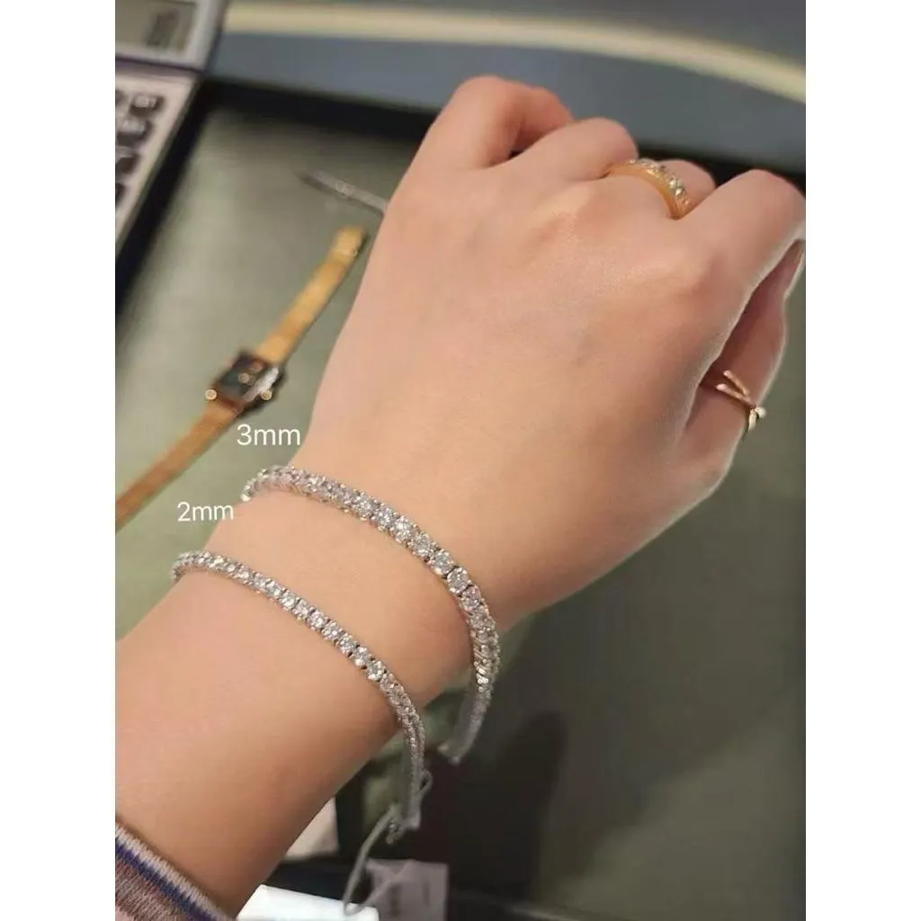 現貨 韓國專櫃Lloyd網球手鍊 鋯石手鍊Jennie Blackpink同款（
