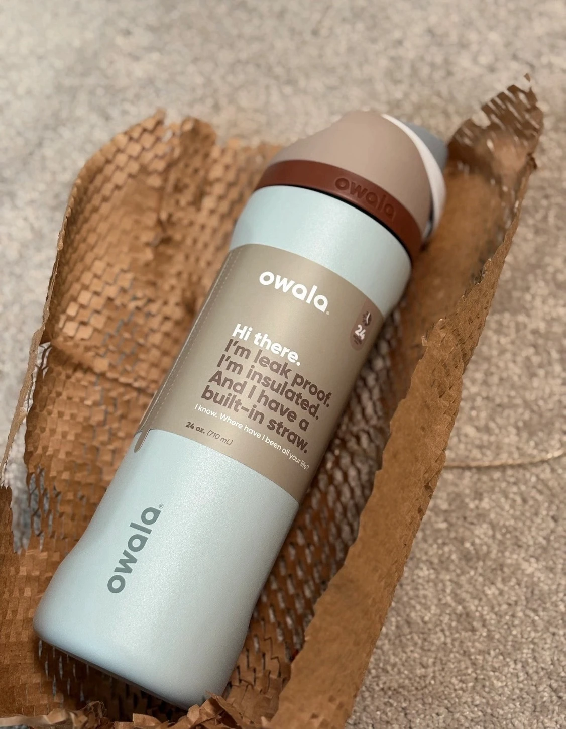 Owala 清新海鹽藍巧克力保溫杯24oz/32oz