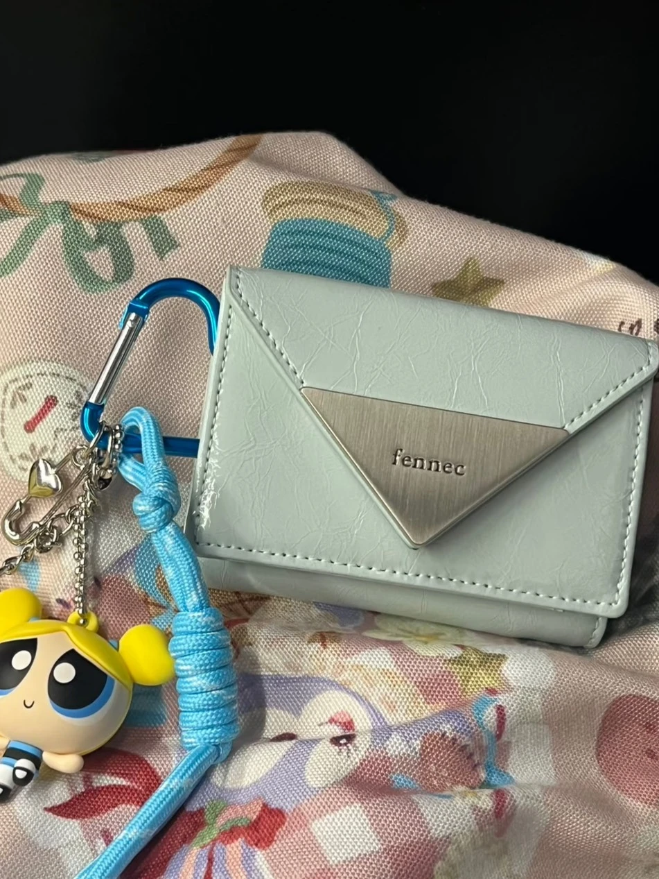 FENNEC CRINKLE TRIANGLE TRIPLE WALLET
