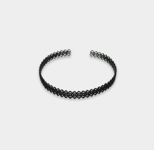 Grumpy Stuff Lace Heart Line Bangle