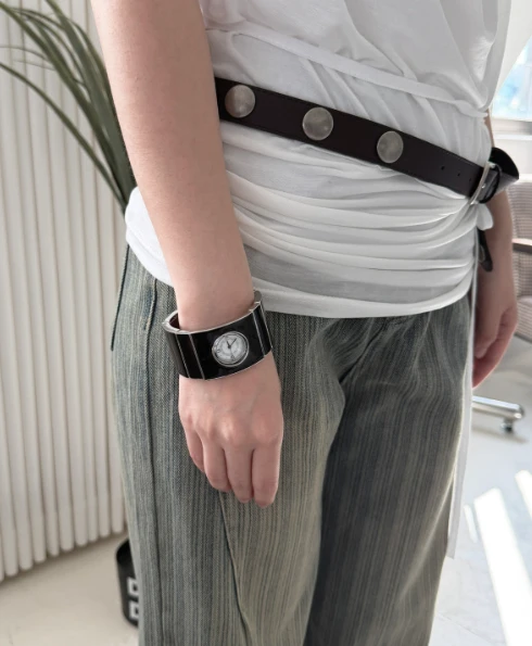 Grumpy Stuff Obsidian Cuff Watch