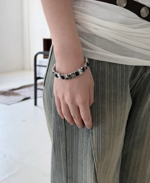 Grumpy Stuff Mixed Gem Bracelet