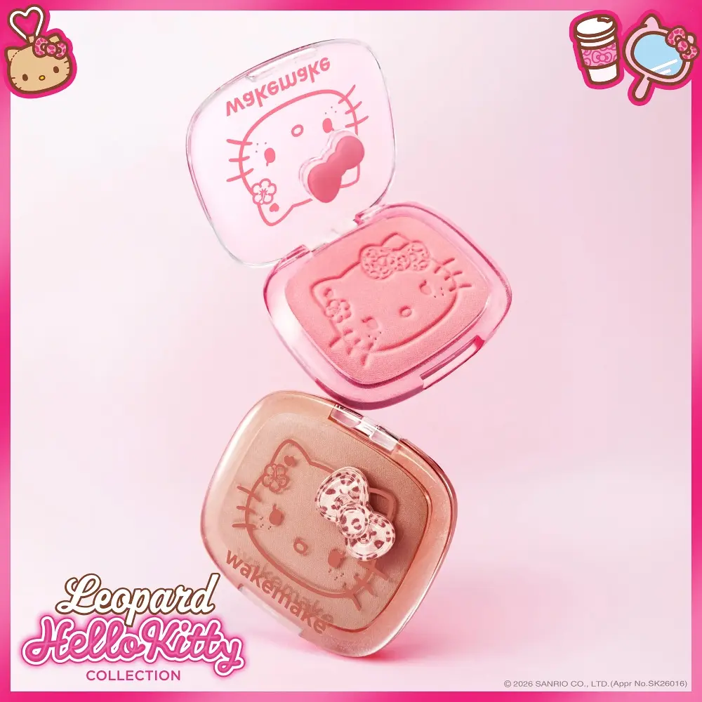 Olive Young X 三麗鷗 wakemake Kitty腮紅