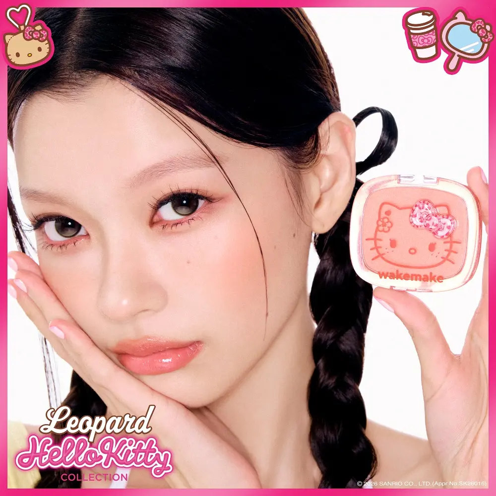 Olive Young X 三麗鷗 wakemake Kitty腮紅