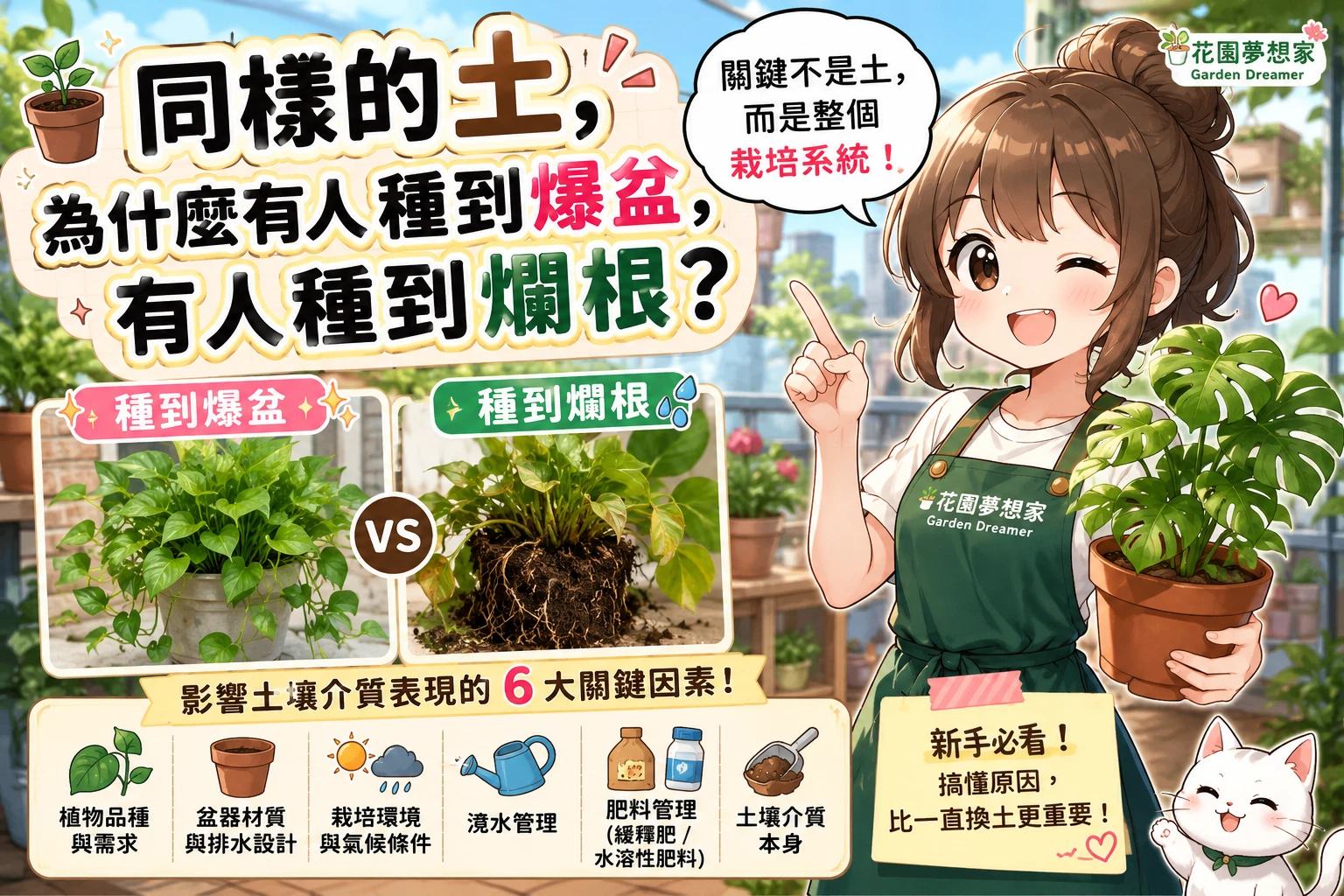 土壤介質該如何選擇？