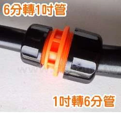 台製【快拆系列】水管延長連接頭(6分轉1吋管用轉接雙通)轉接頭